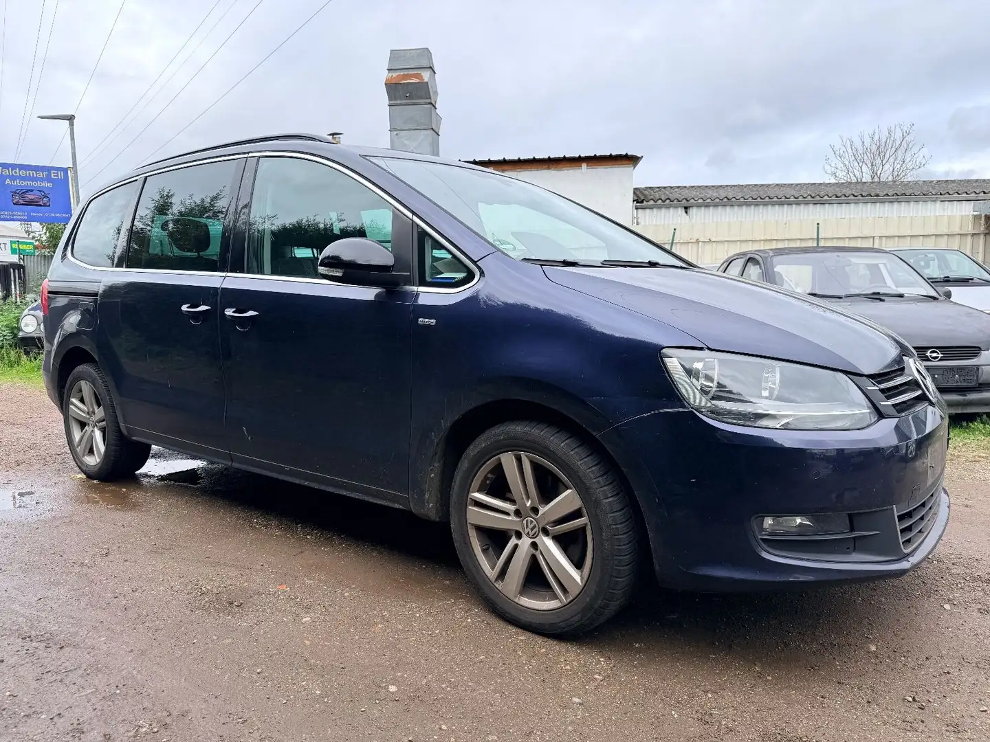 Volkswagen Sharan Match BMT / 7-Sitzer Blau - 2