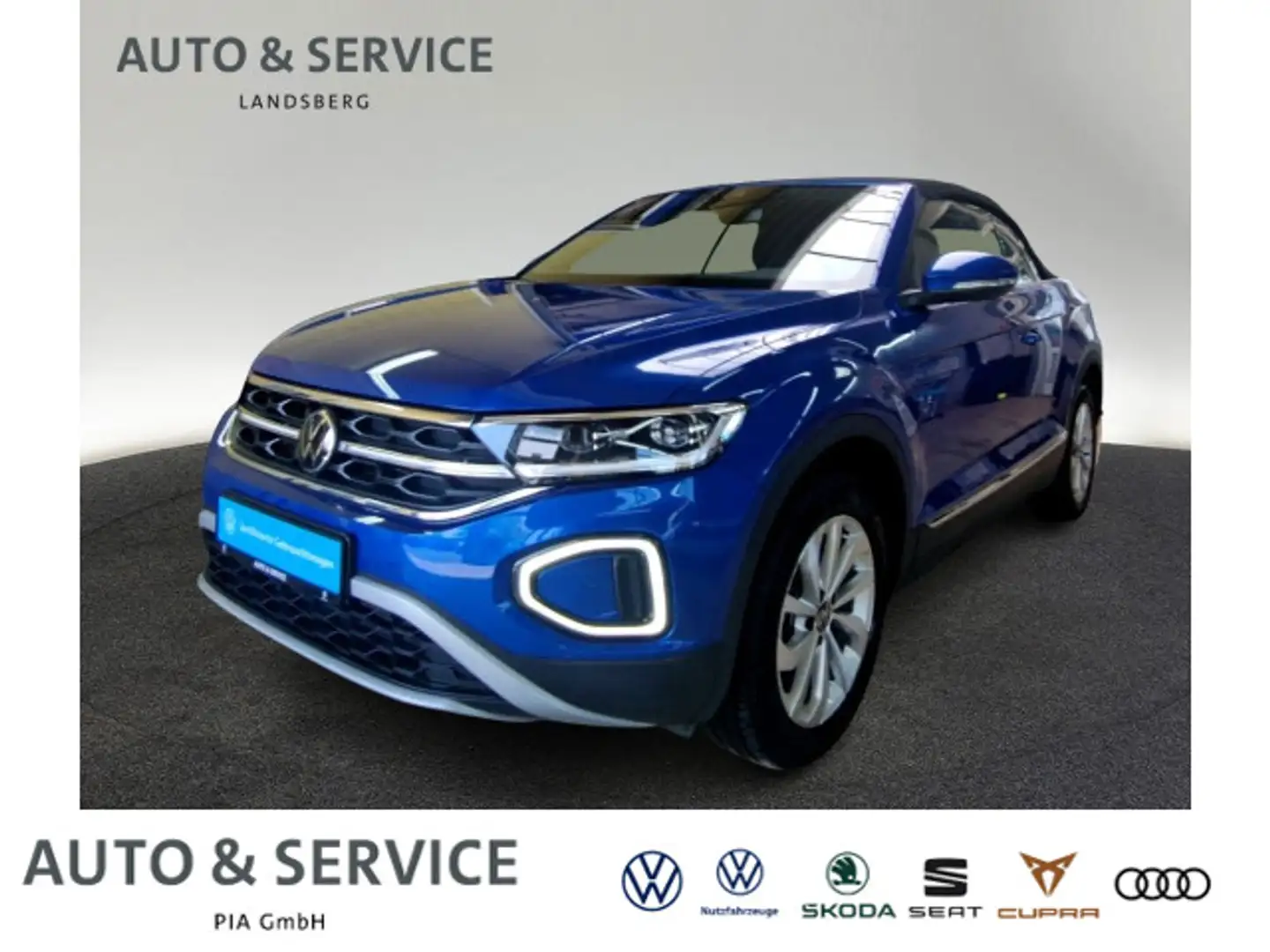 Volkswagen T-Roc Cabriolet 1.5 TSI Style DSG Blau - 1