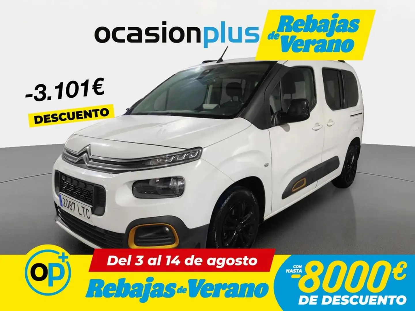 Citroen Berlingo BlueHDi S&S Talla M Rip Curl 130 Blanco - 1