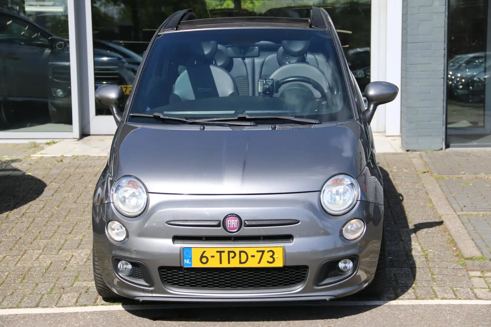 Fiat 500C 0.9 TwinAir Turbo 500S SPORT NL-AUTO NAP! Grijs - 2