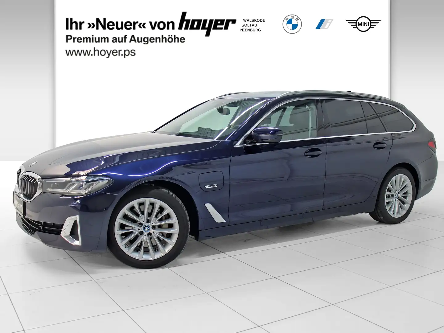 BMW 530 e Head-Up HiFi DAB WLAN Pano.Dach Blau - 1