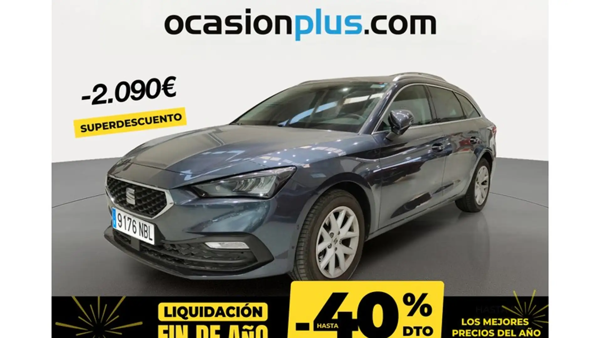 SEAT Leon 2.0TDI S&S Style XS 115 Gris - 1