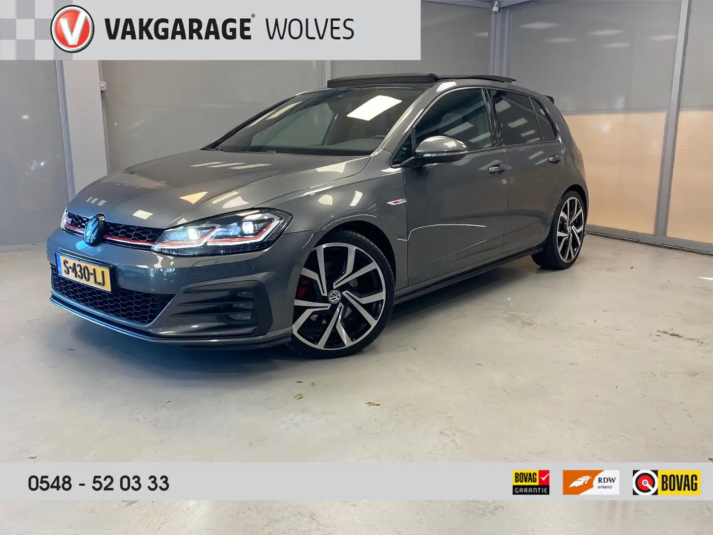 Volkswagen Golf GTI 2.0 230 PK Performance | LED | PANODAK | CAMERA | Grijs - 1