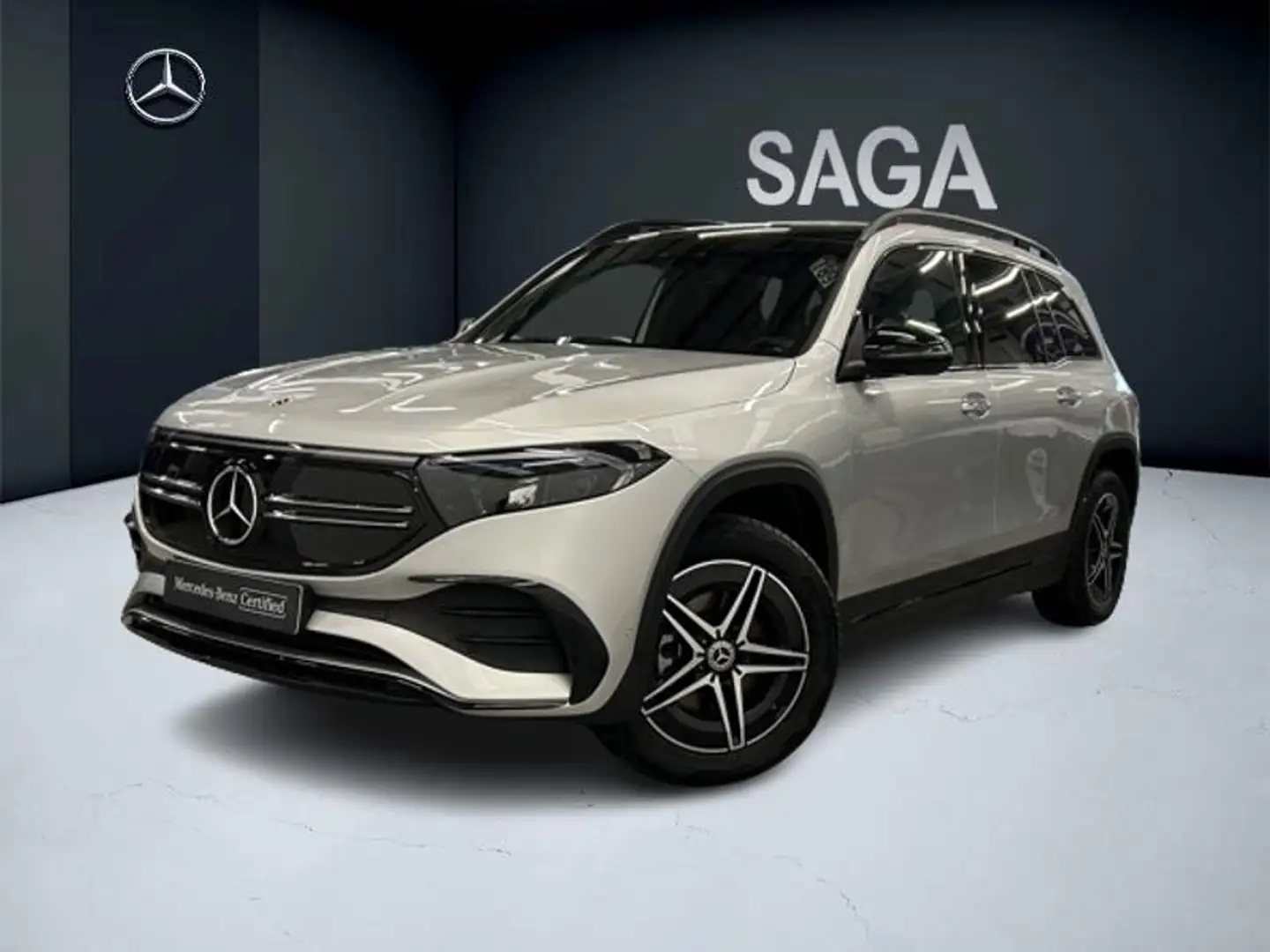 Mercedes-Benz EQB 300 4M AMG 7 places Toit Pano Zilver - 1