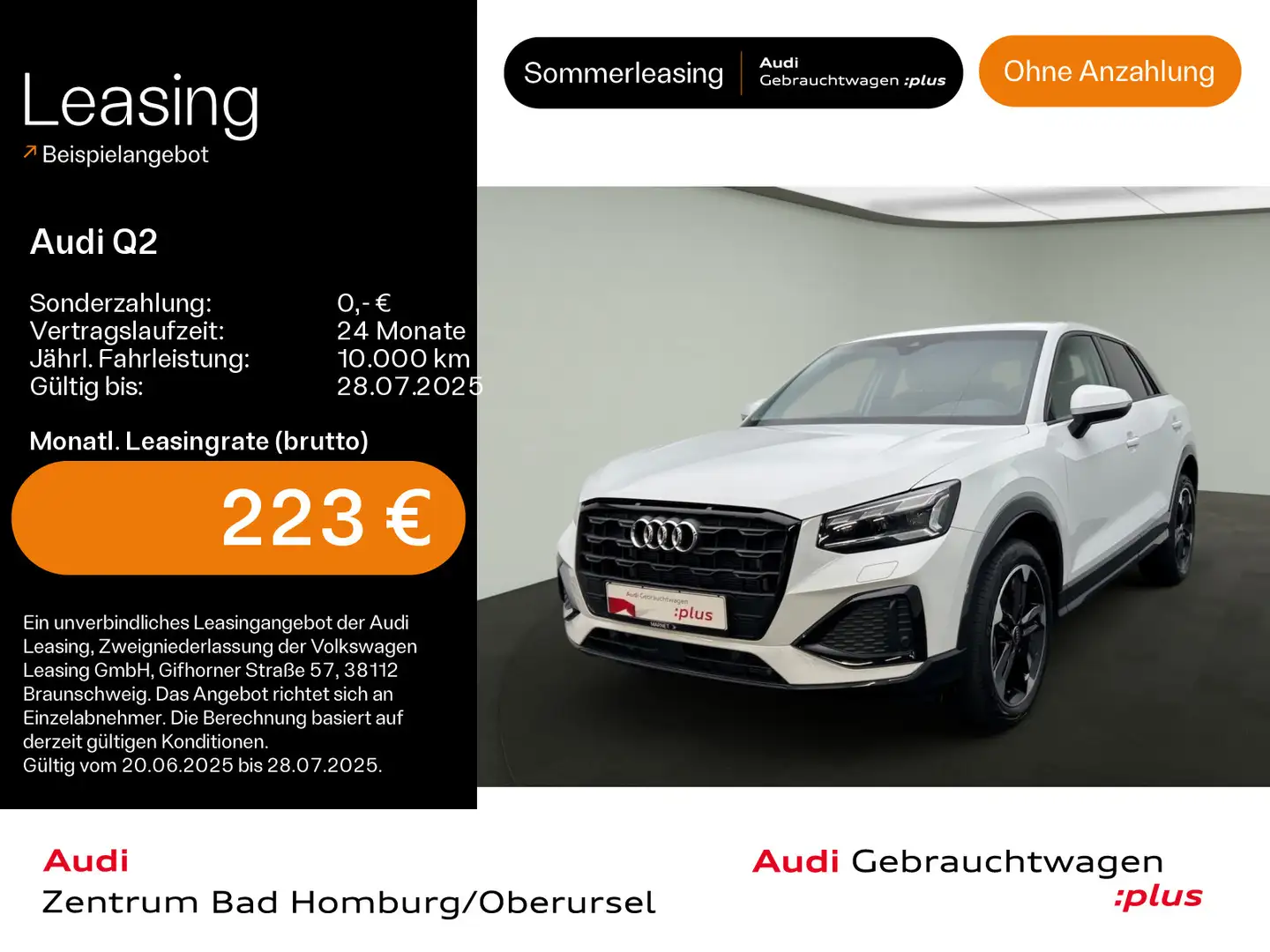 Audi Q2 Advanced 30 TDI*Matrix*Alu*AHK*PDC*Audi Conne Weiß - 1