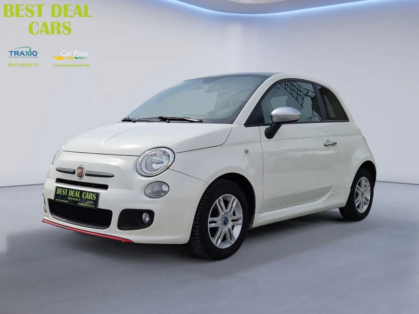 Fiat 500 1.2i Sport MTA Panodak 1 An/Jaar Garantie! Blanc - 1
