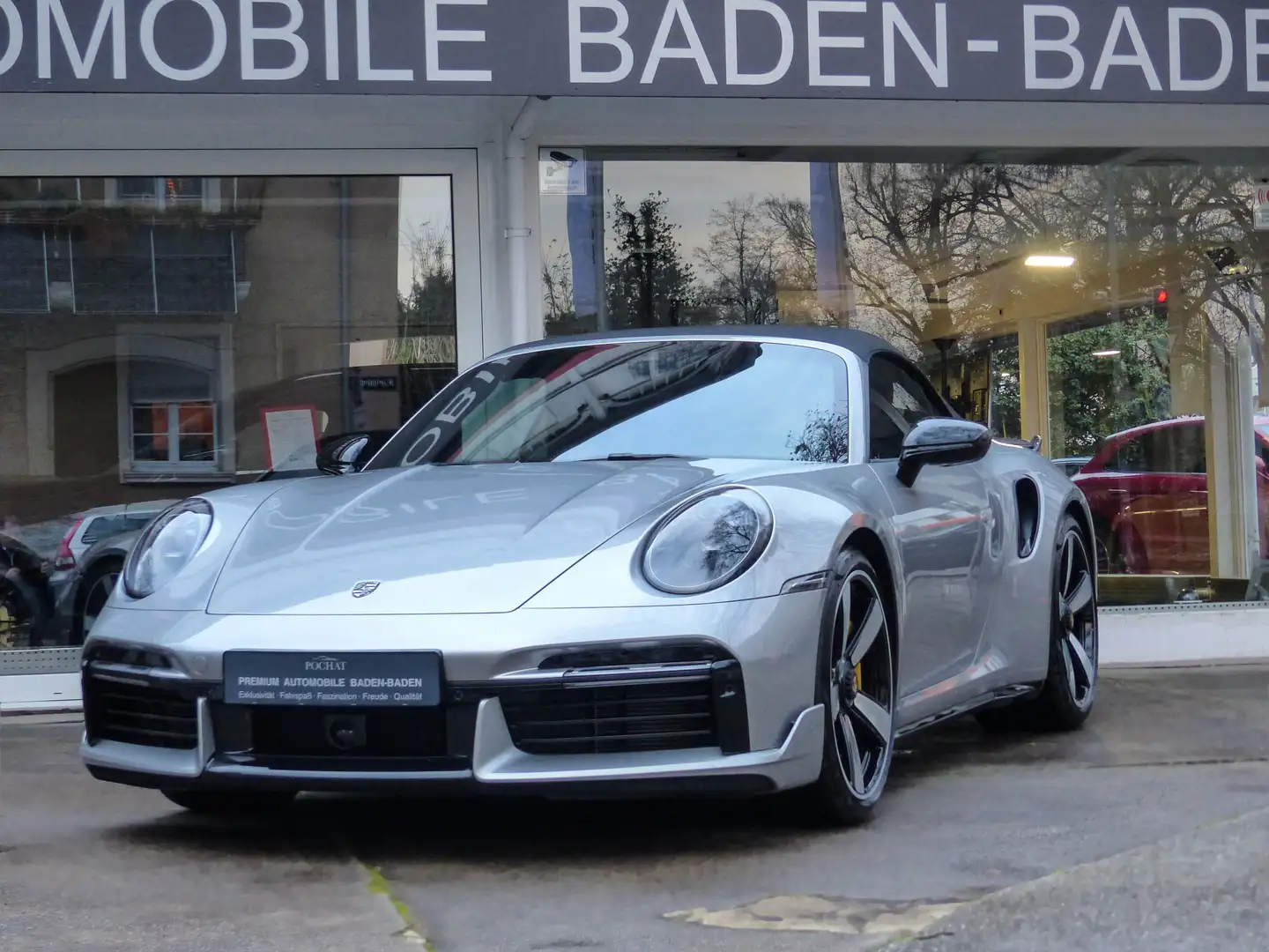 Porsche 992 Turbo S Cabrio*Sport Design AeroKit*Approved Silber - 2