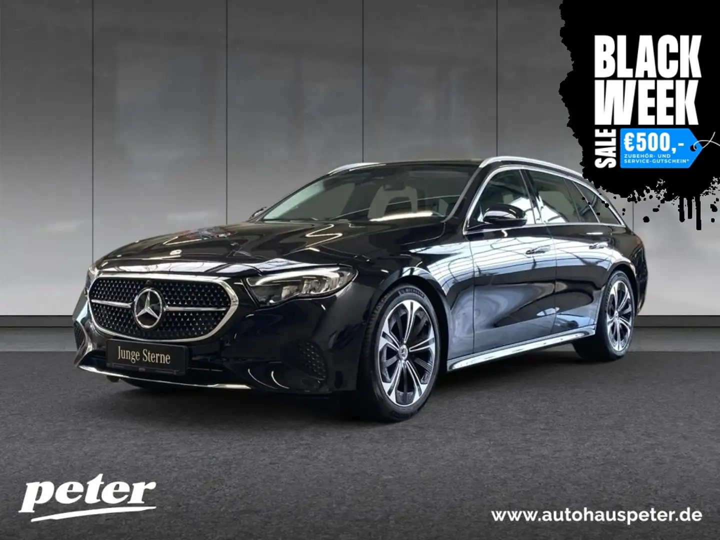 Mercedes-Benz E 220 d T-Modell Avantgarde, AHV, Panoramadach Schwarz - 1