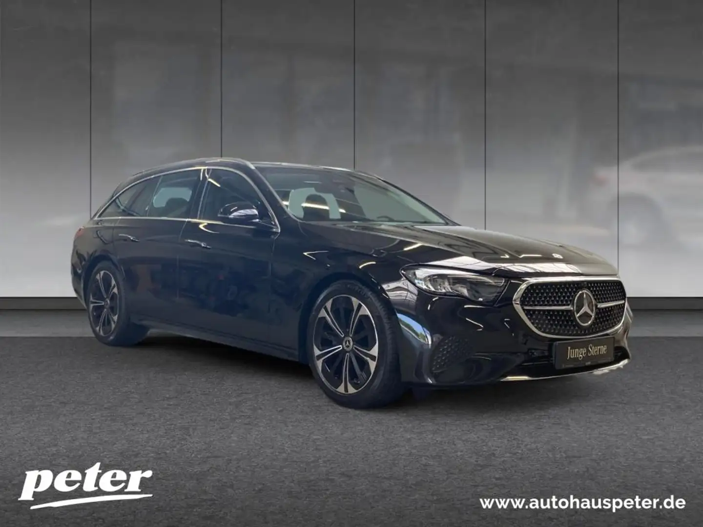 Mercedes-Benz E 220 d T-Modell Avantgarde, AHV, Panoramadach Negro - 2