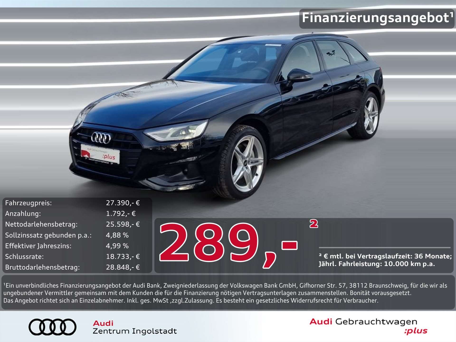 Second hand Audi A4 2.0