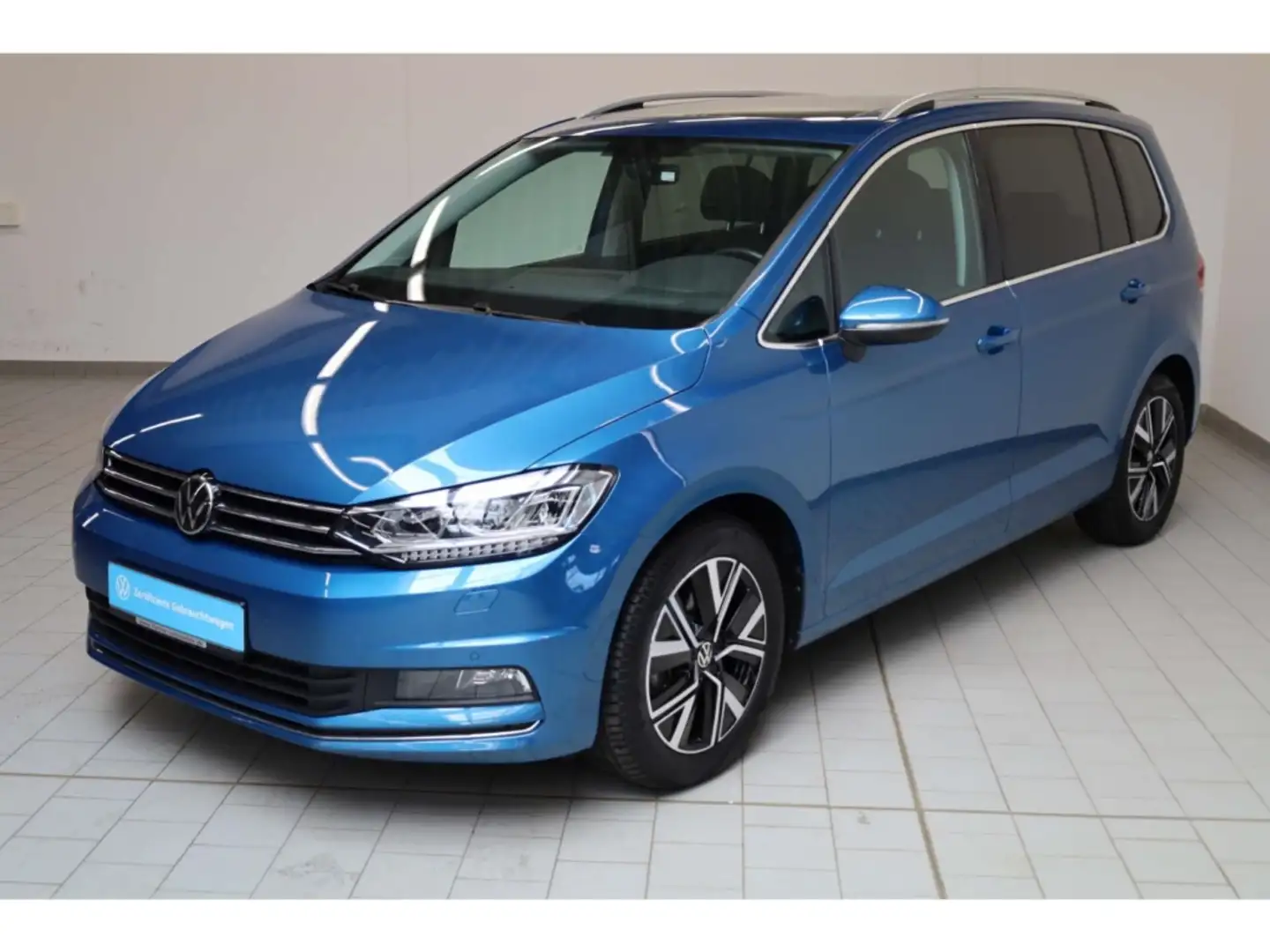 Volkswagen Touran 2.0 TDI Highline DSG NAV/LED/ACC/P-Dach Blau - 2