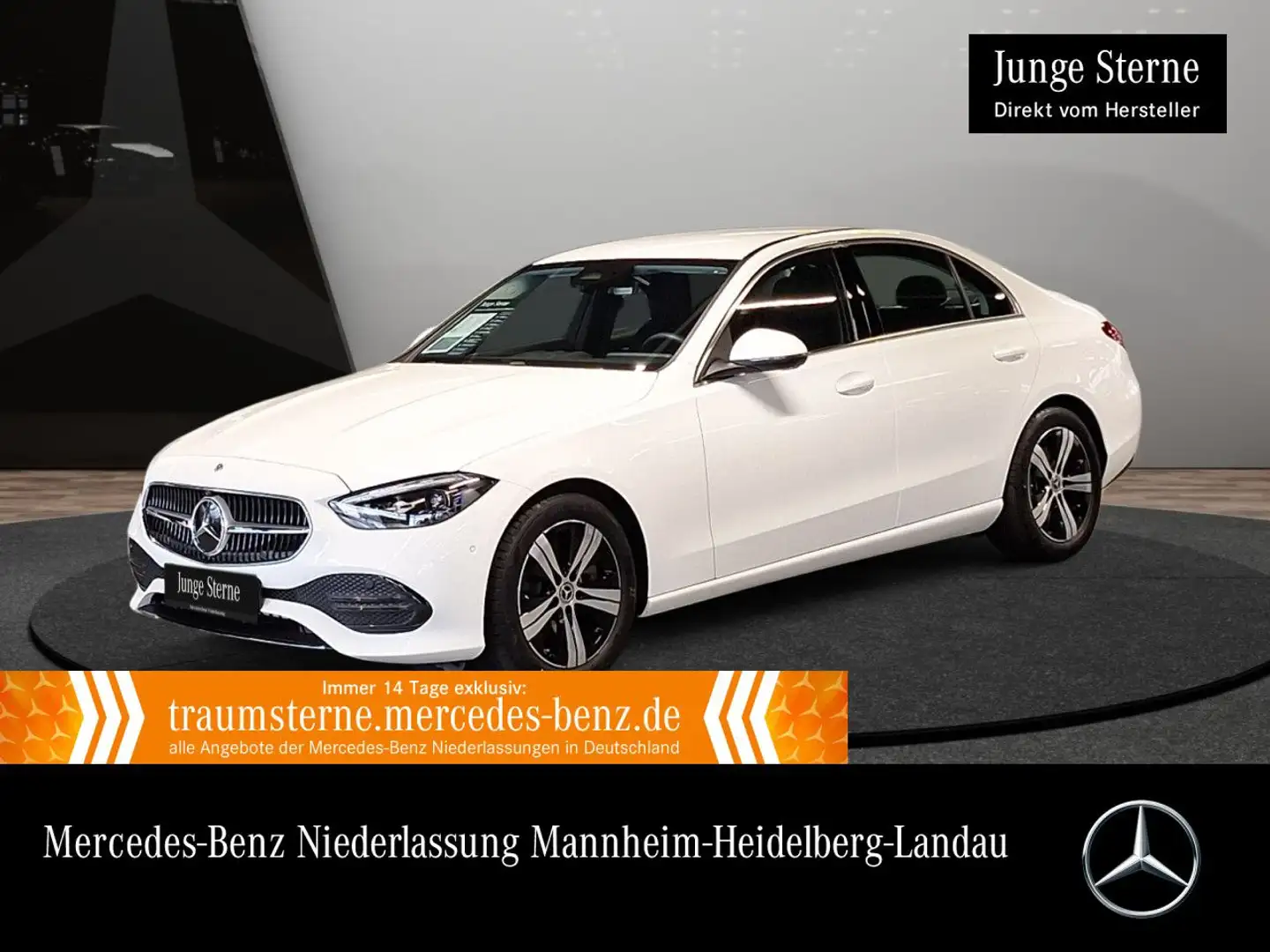 Mercedes-Benz C 200 AVANTG+360+TOTW+KEYLESS+9G Weiß - 1
