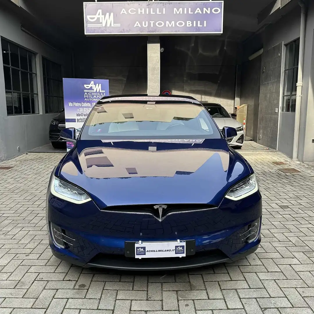 Tesla Model X DUAL MOTOR - IVA 22% X Performance AWD Blauw - 2