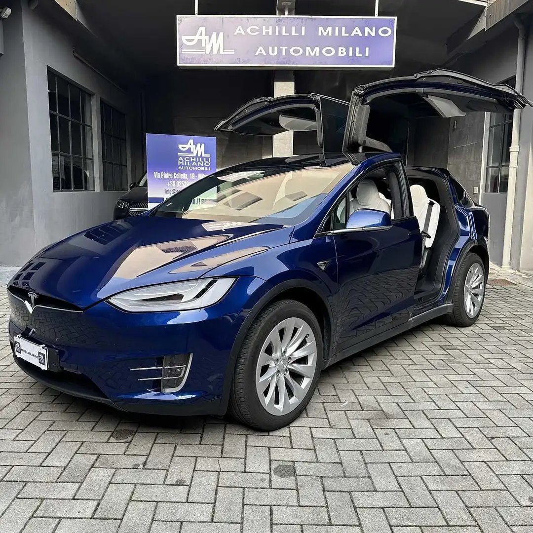 Tesla Model X DUAL MOTOR - IVA 22% X Performance AWD Blue - 1