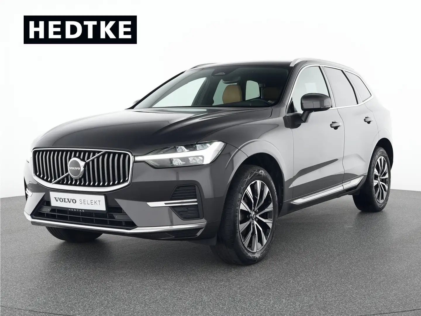 Volvo XC60 B4 Diesel Plus Bright 19"+AHK+H&K+WSS-HZG Grau - 1