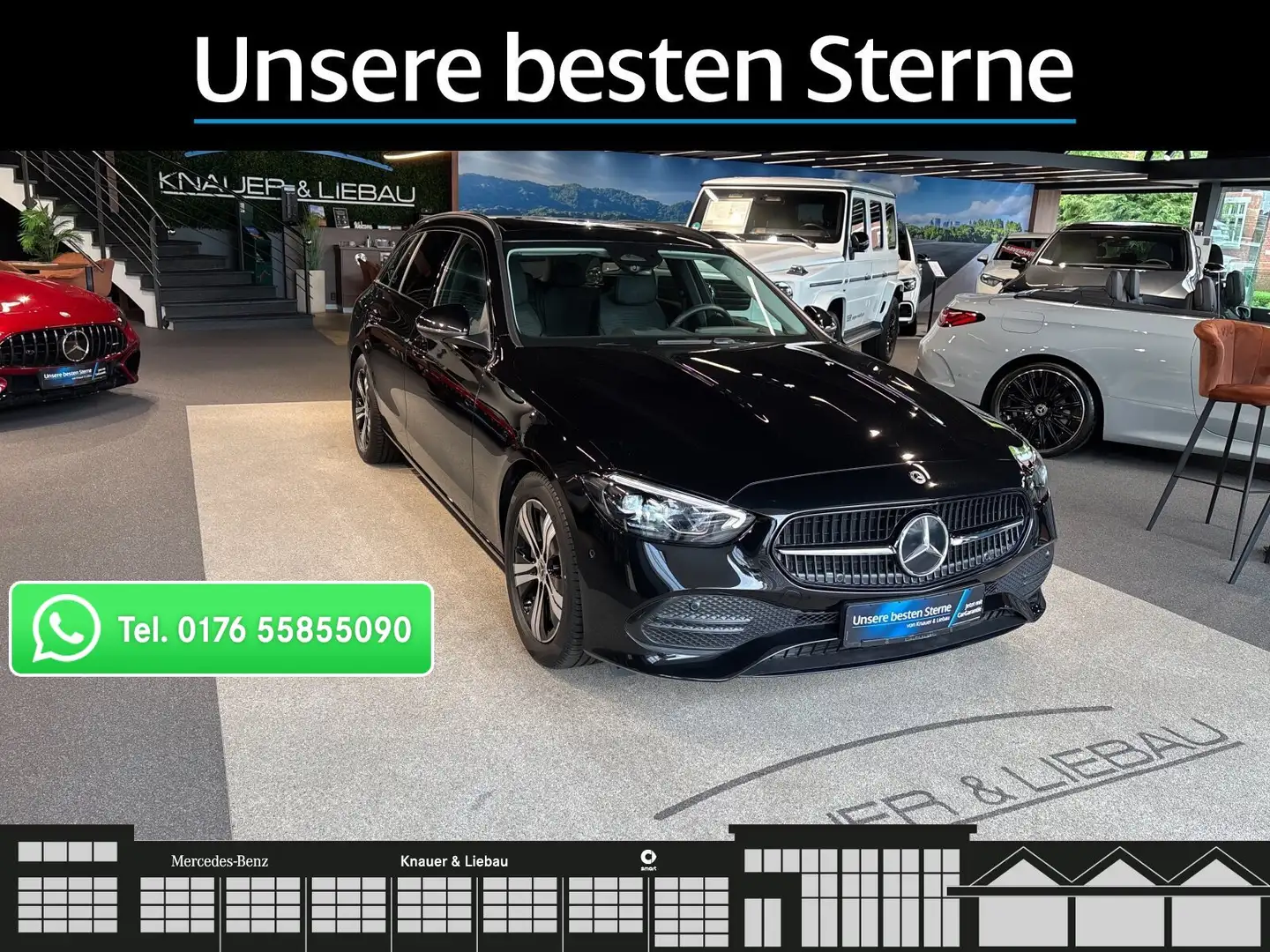 Mercedes-Benz C 220 C 220d T Avantgarde*Night*Pano*AHK*Camera* Navi Negro - 1