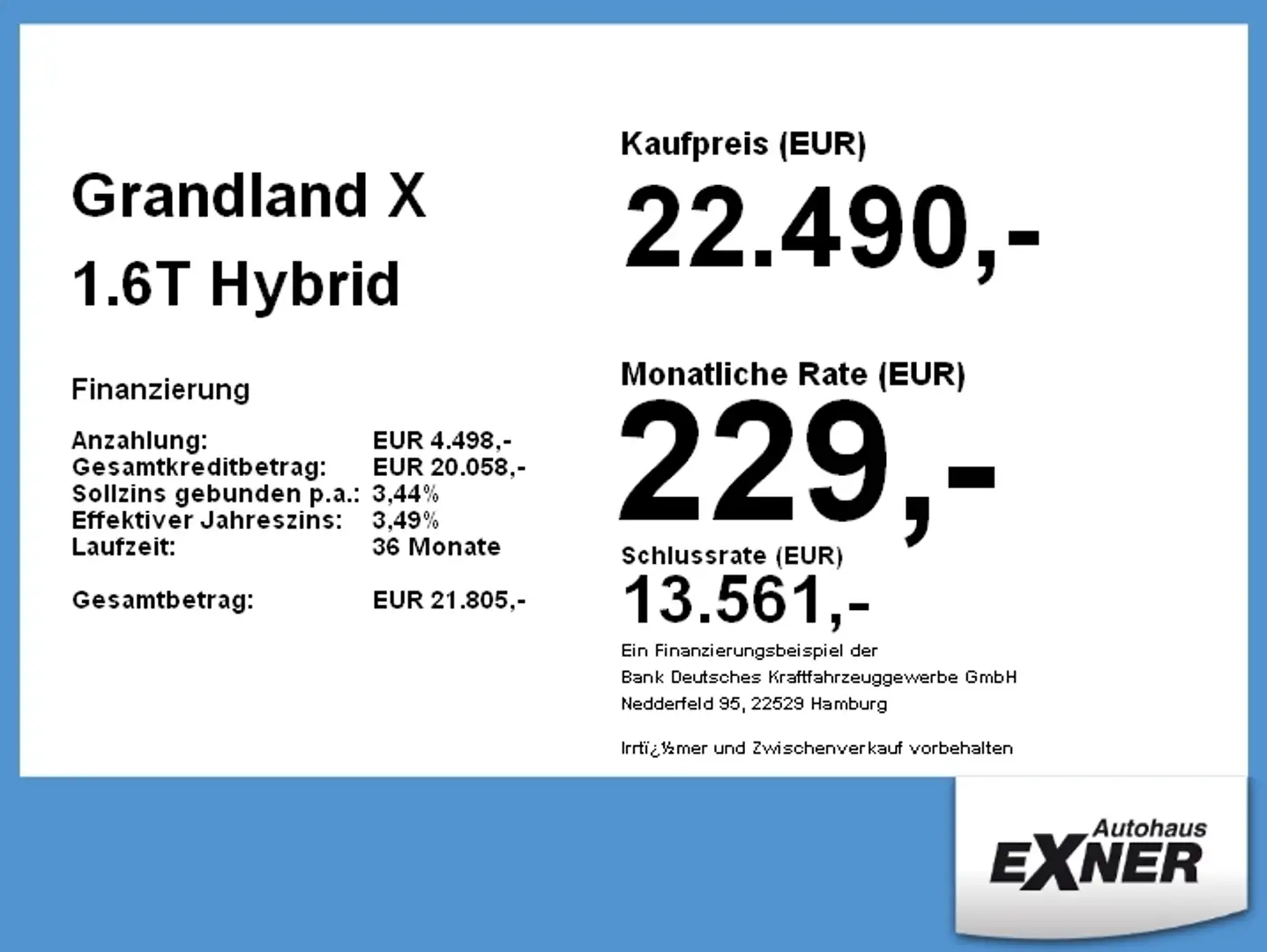 Opel Grandland X 1.6T Hybrid ELEGANCE LED, DAB, Navi, Schwarz - 2