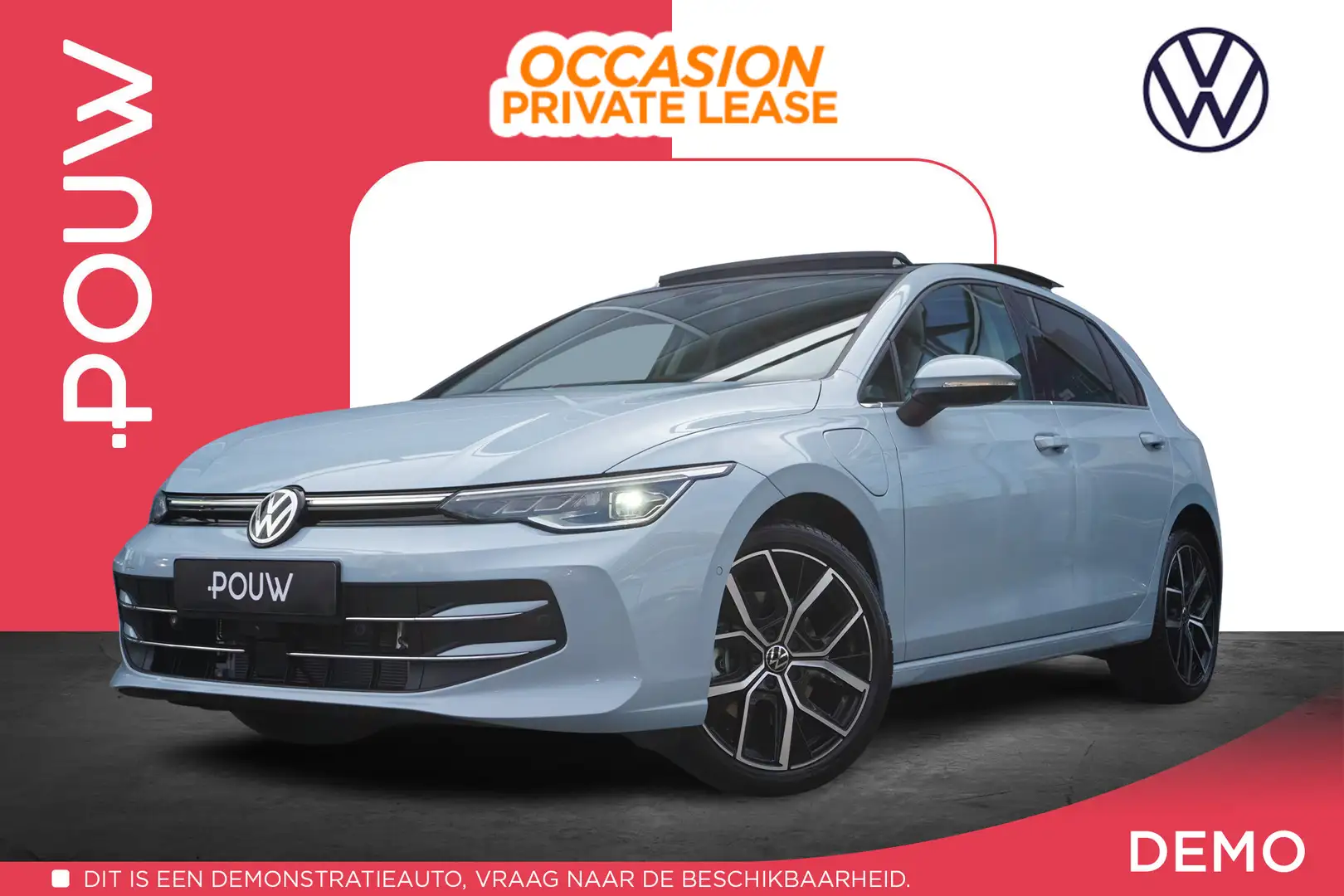 Volkswagen Golf 1.5 204pk eHybrid Style Edition | Panoramadak | 36 Blauw - 1