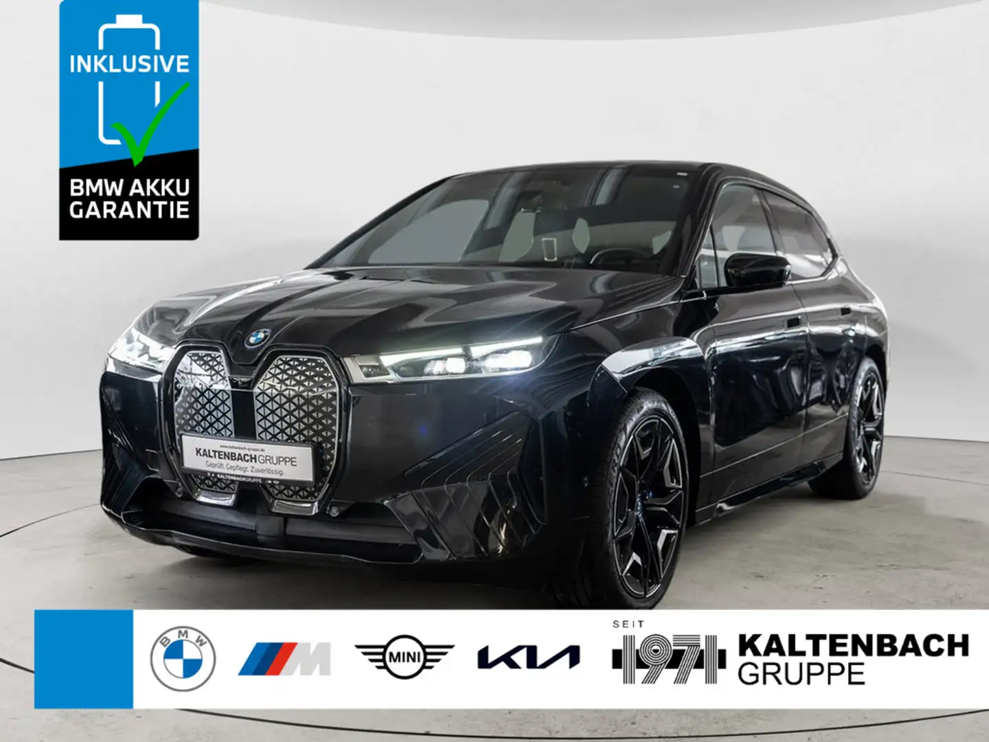 BMW iX xDrive 40 Sport PANO AHK HUD 360° LASER Schwarz - 1