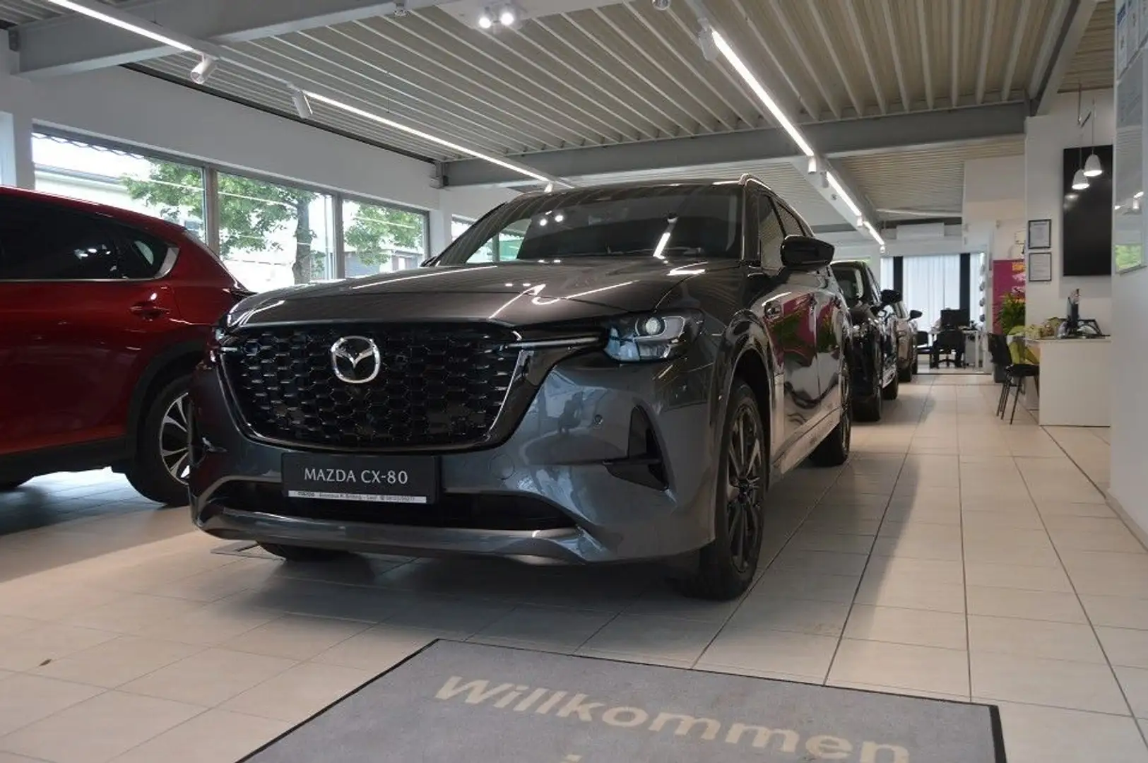 Mazda CX-80 Diesel 254PS AWD Homura Plus Captain Seat Gris - 2