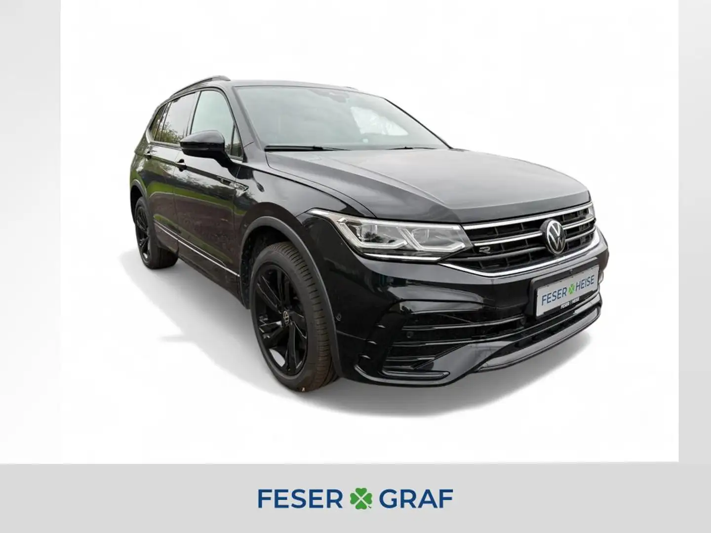 Volkswagen Tiguan Allspace 2.0 TDI R-Line 4Motion DSG/LED/Pano/Area View/Navi Schwarz - 1