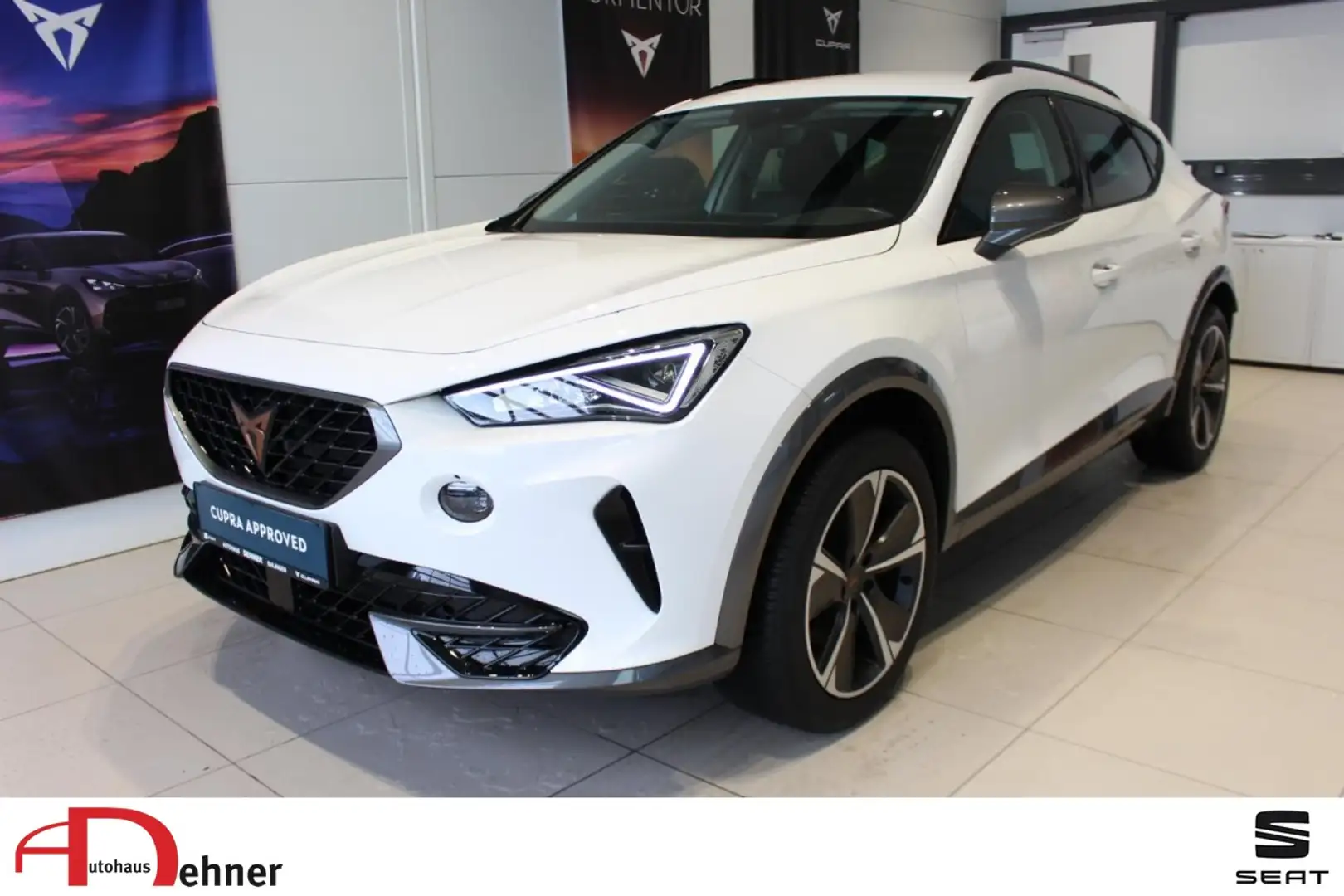 CUPRA Formentor 1.5 TSI AHK+NAVI+GJR+SHZ+5J GAR Klima Navi Weiß - 1