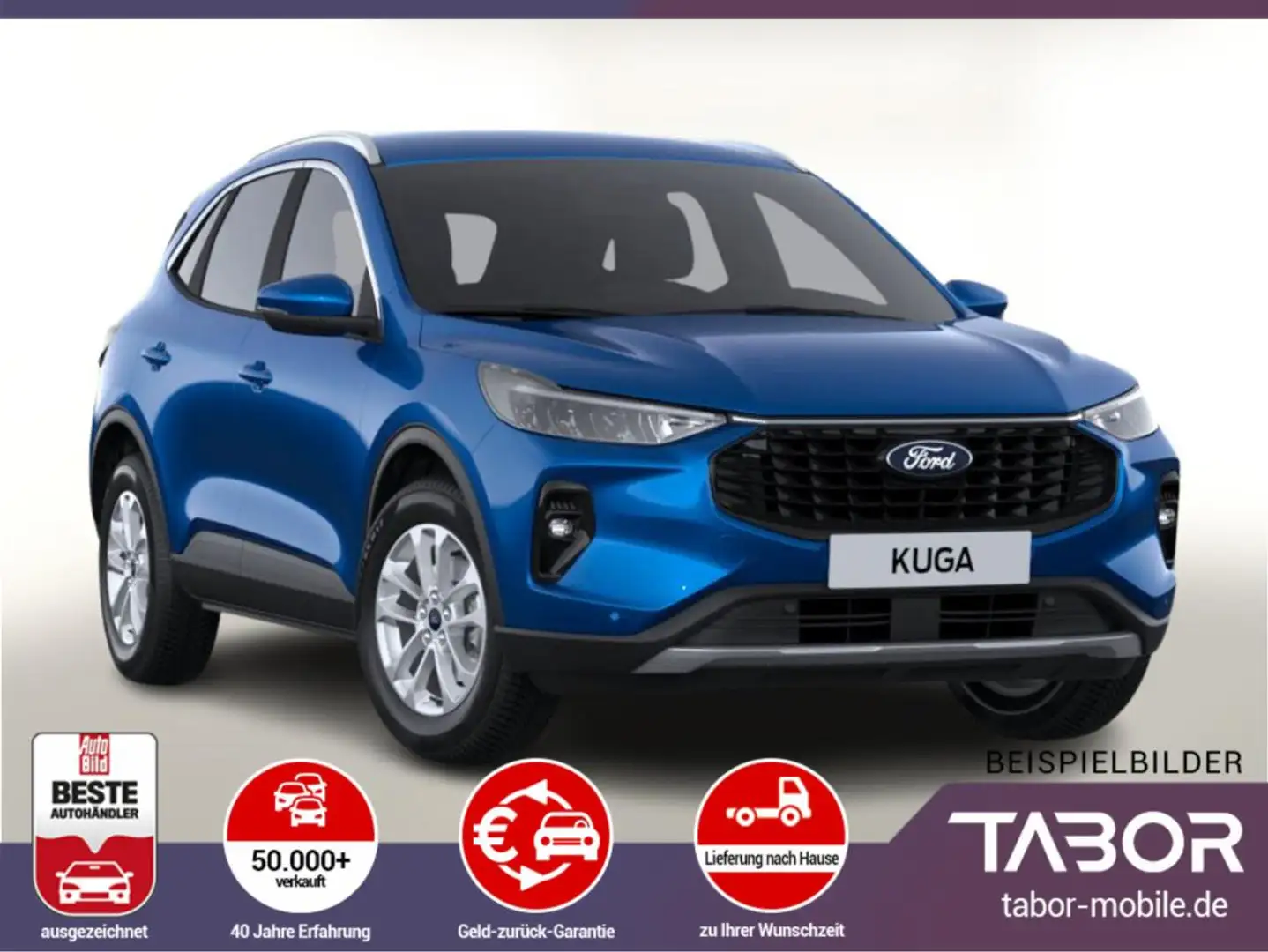 Ford Kuga 1.5 EB 186 Aut. Titanium LED SHZ Kam PDC Blau - 1