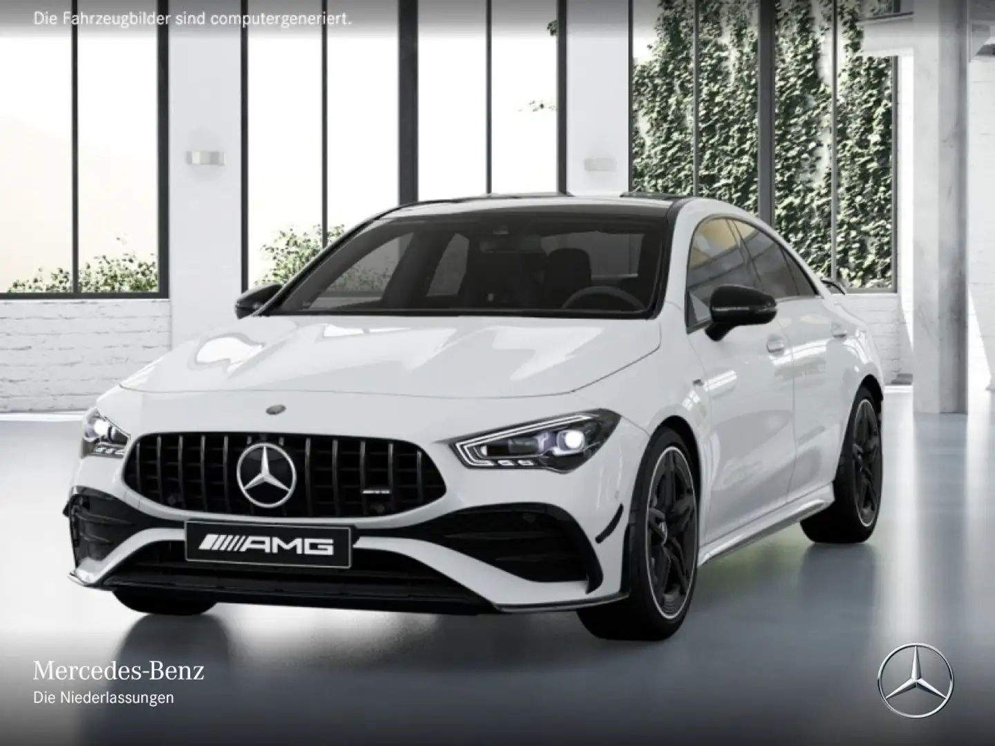 Mercedes-Benz CLA 35 AMG CLA 35 4M AMG+PANO+360°+MULTIBEAM+BURMESTER+HUD Weiß - 2