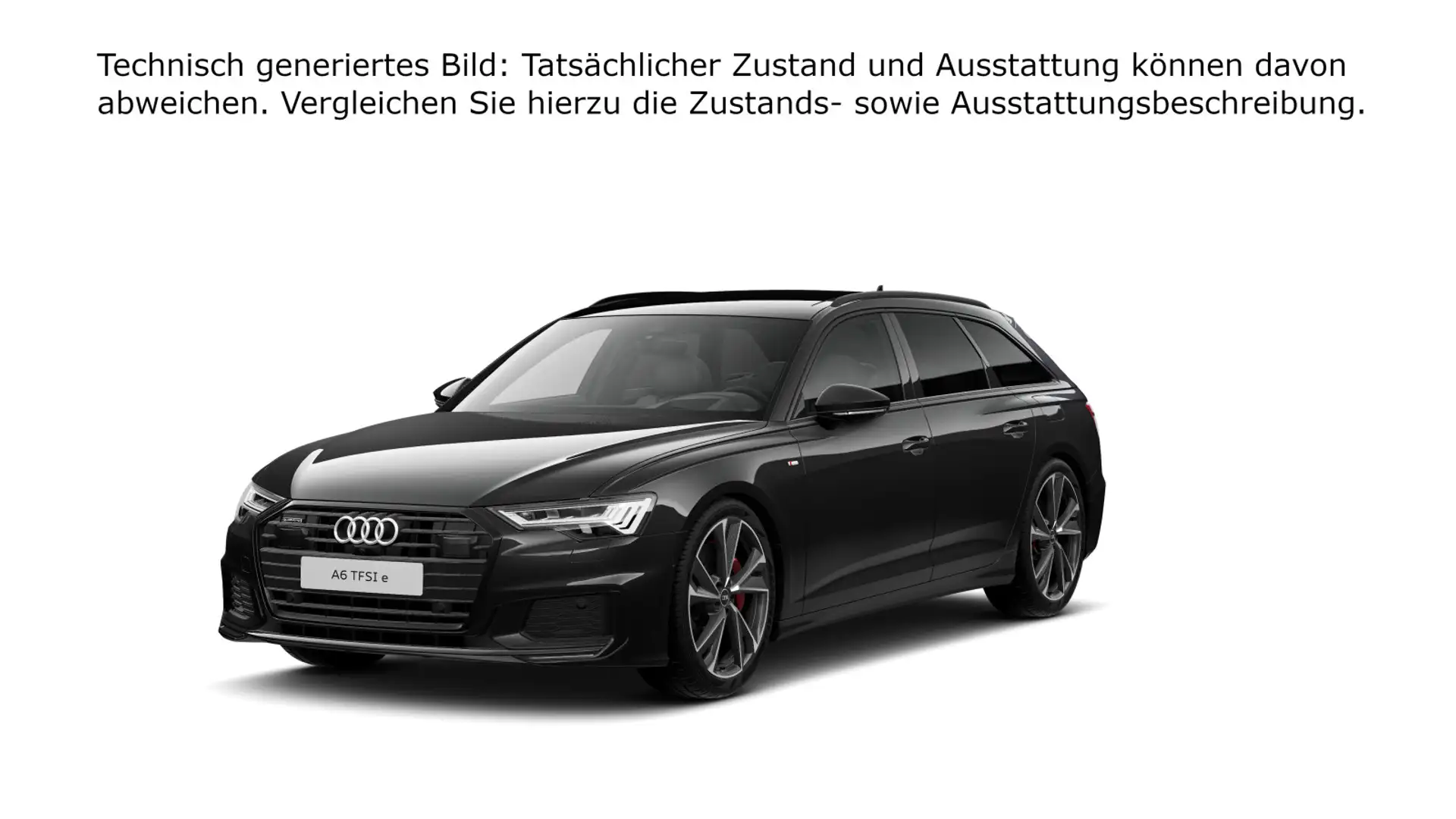 Audi A6 55 TFSI e quattro S tronic sport Schwarz - 2