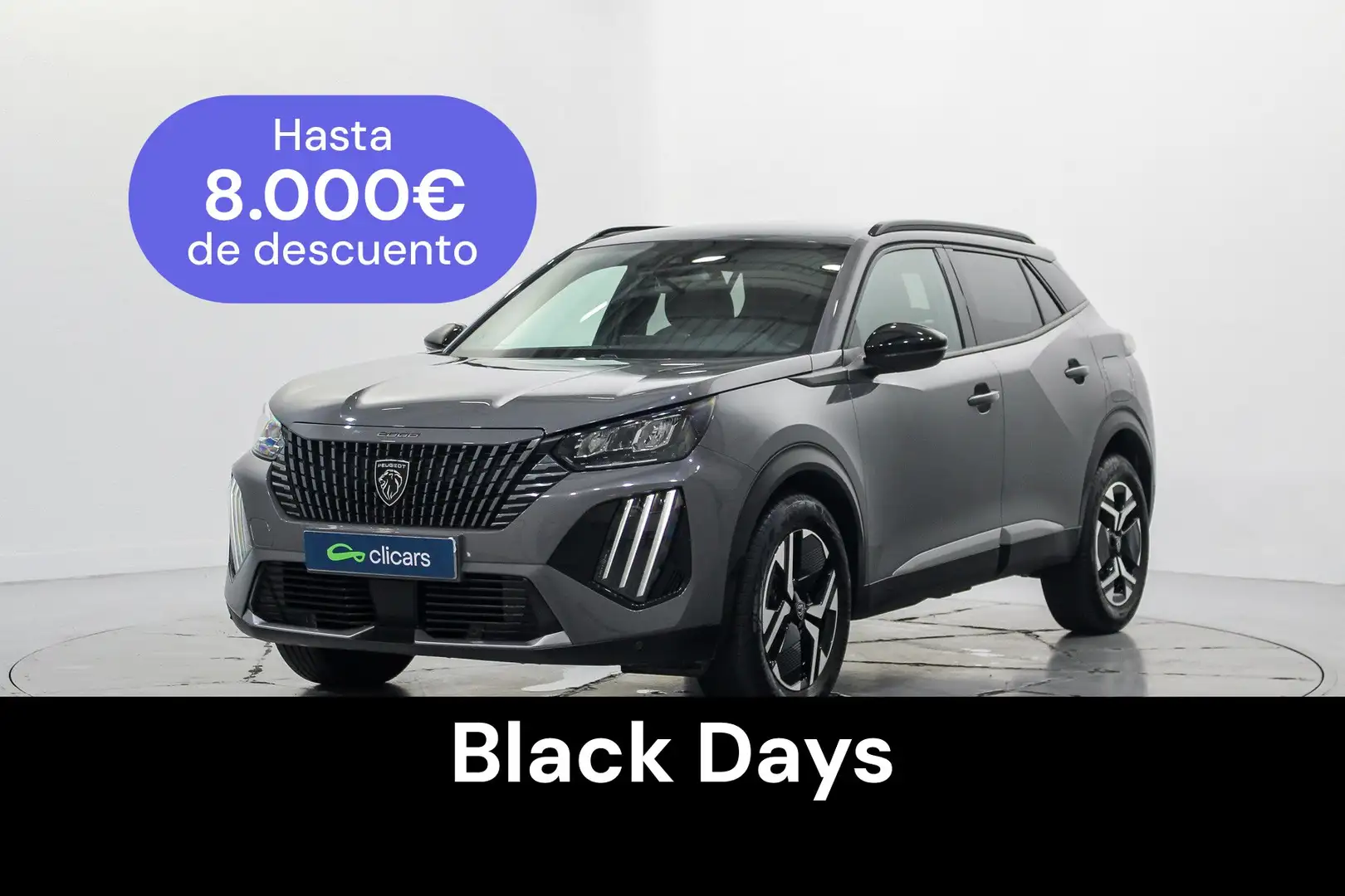 Peugeot 2008 1.2 PureTech S&S Allure 100 Gris - 1