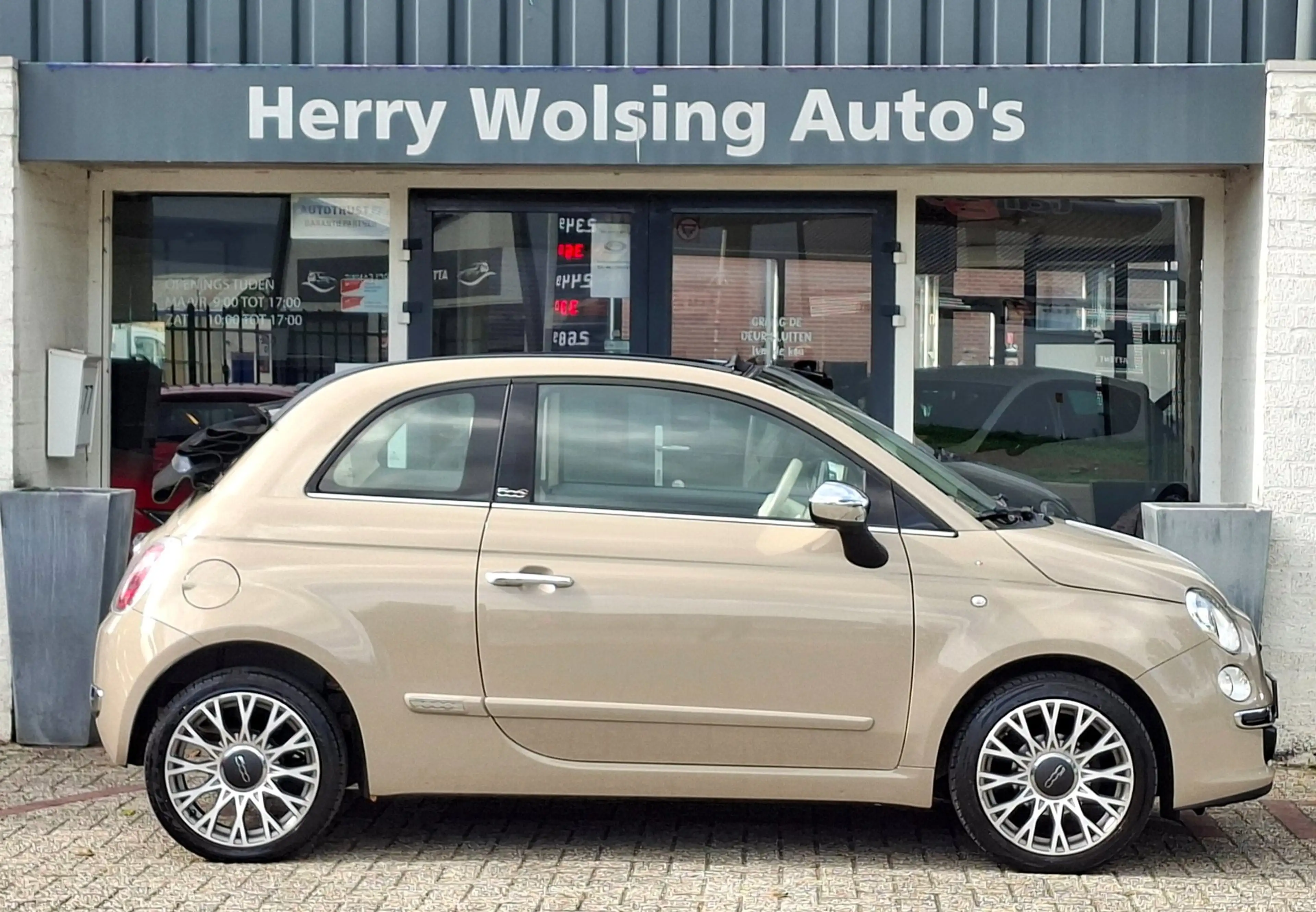 Fiat 500C 1.2 Easy Cabrio Cappucino Airco Navi Pdc — photo 5