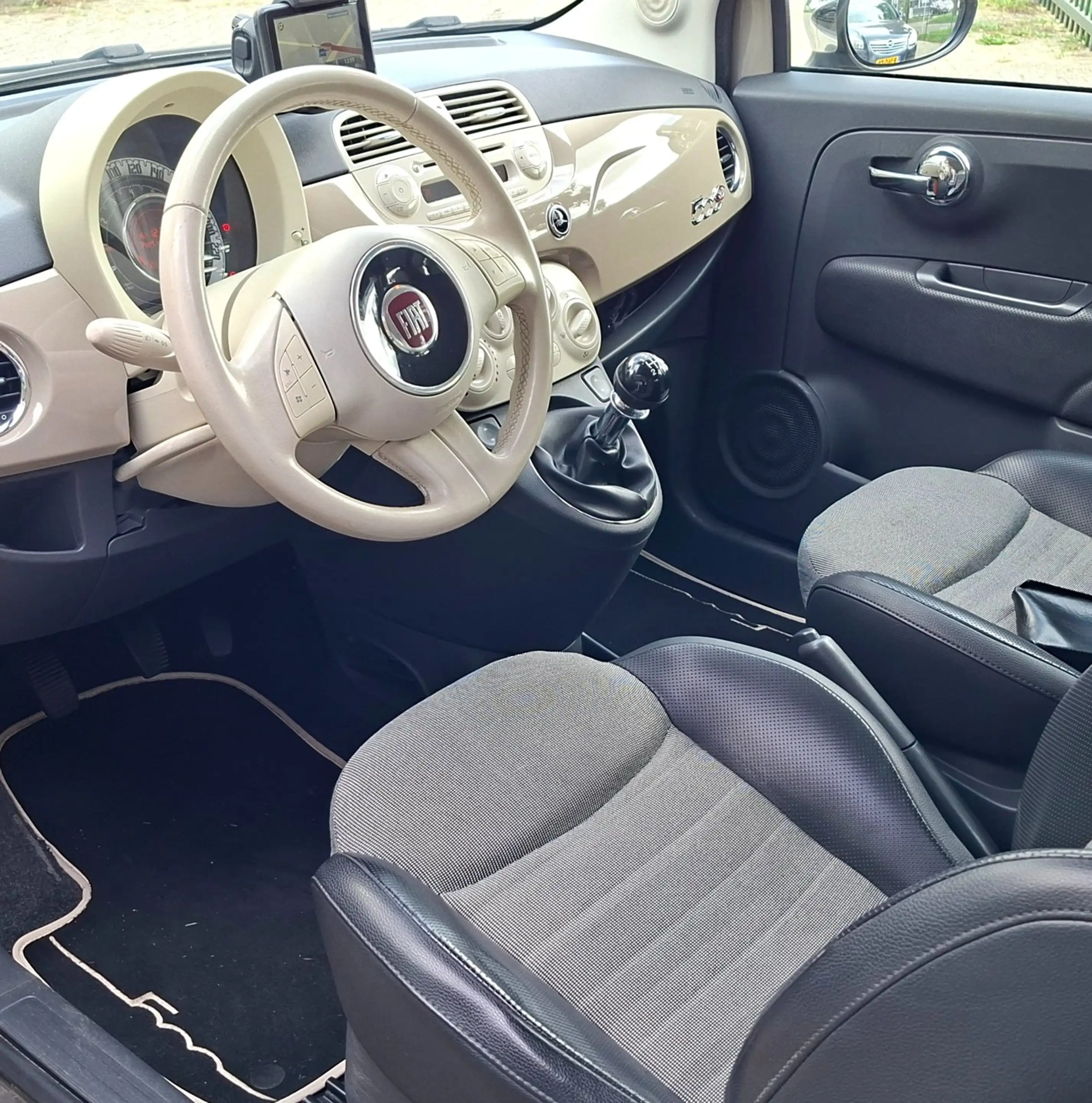 Fiat 500C 1.2 Easy Cabrio Cappucino Airco Navi Pdc — photo 6