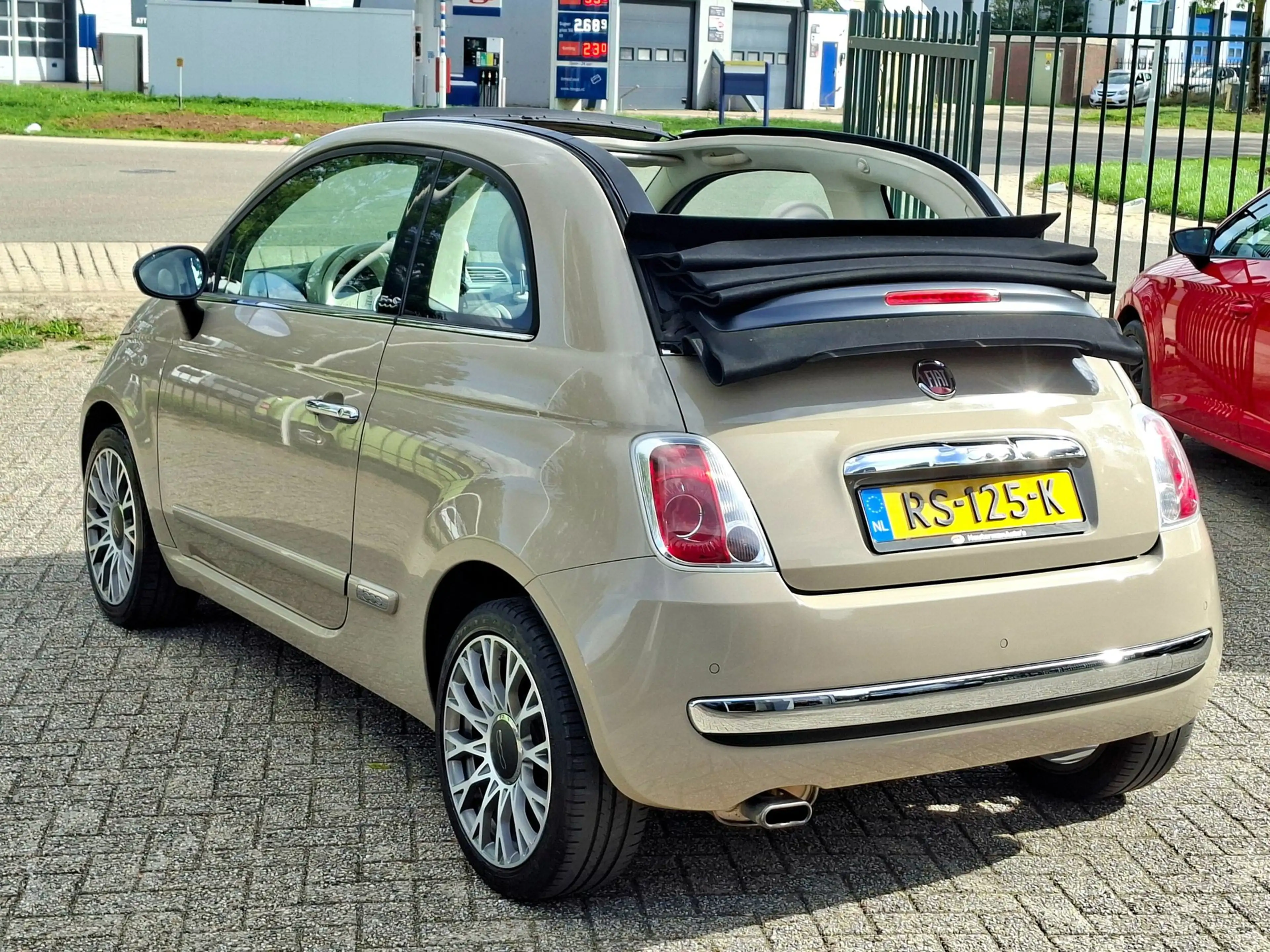 Fiat 500C 1.2 Easy Cabrio Cappucino Airco Navi Pdc — photo 2