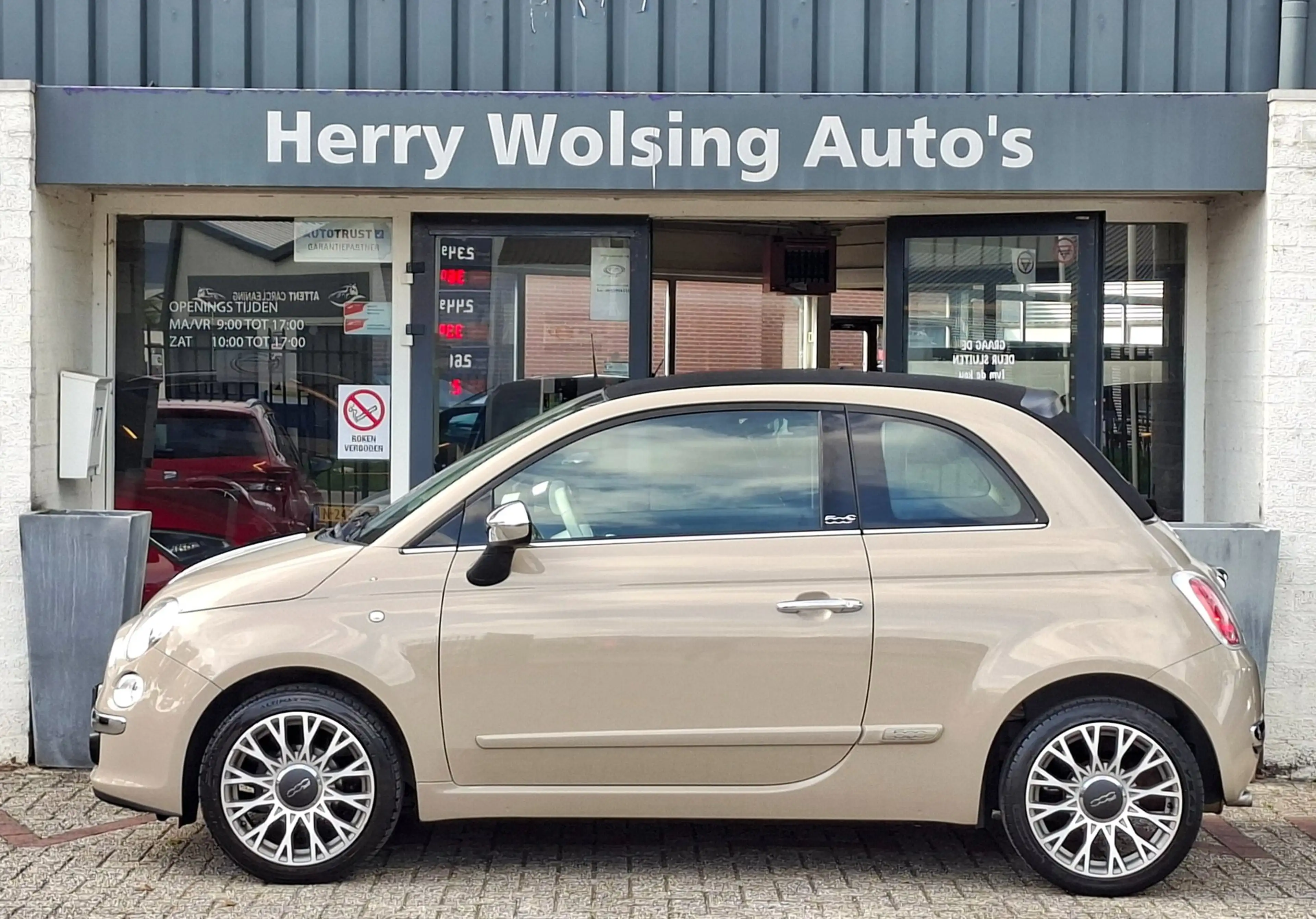 Fiat 500C 1.2 Easy Cabrio Cappucino Airco Navi Pdc — photo 4