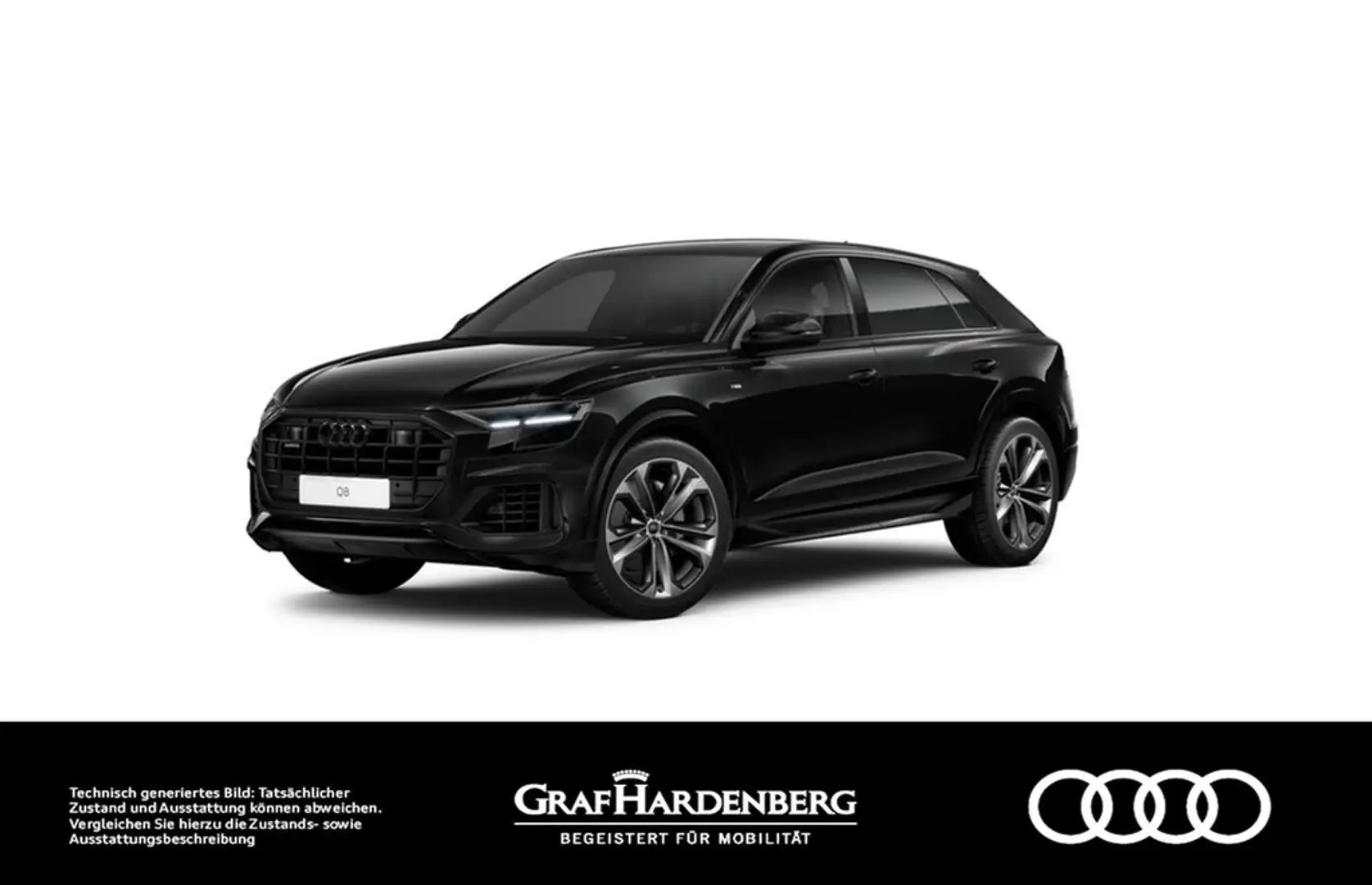 Audi Q8 50 TDI quattro S line Virt.Cockpit LED Navi Schwarz - 1