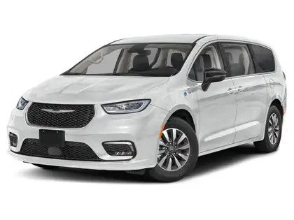 White 2024 Chrysler Pacifica Hybrid Minivan Front-Wheel Drive Automatic