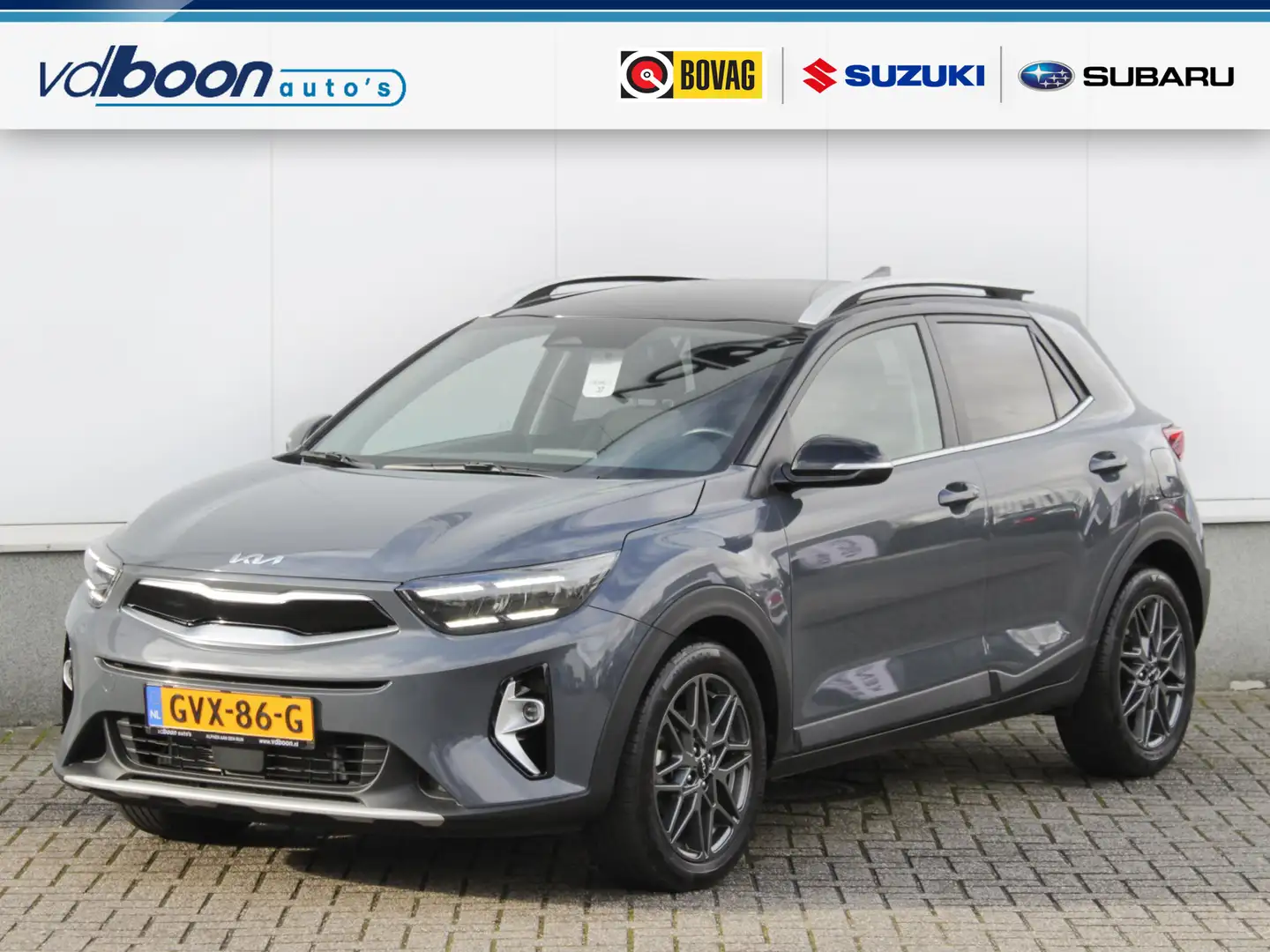 Kia Stonic 1.0 T-GDI MHEV Automaat | Navi | Adap. Cruise | Ca Grijs - 1