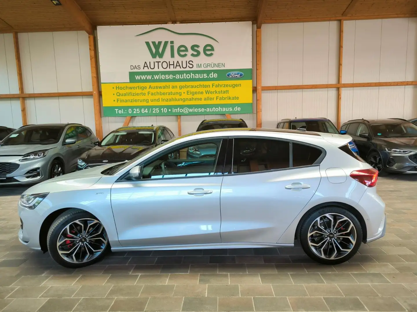 Ford Focus 1,0 EcoBoost St-Line X,Pdach,18",B&O,Ergos Zilver - 2
