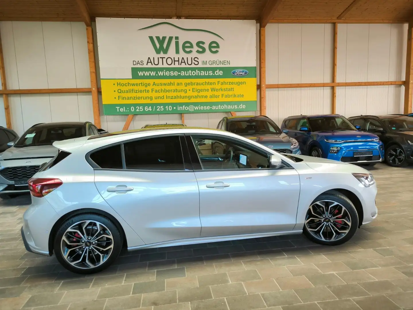 Ford Focus 1,0 EcoBoost St-Line X,Pdach,18",B&O,Ergos Zilver - 1
