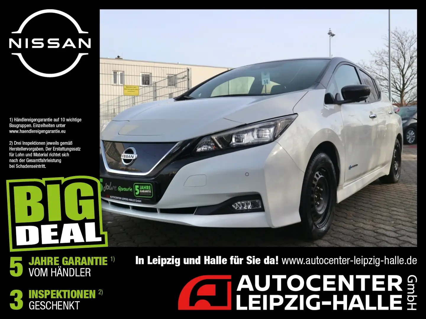 Nissan Leaf Tekna 360° Navi LED ProPilot LM Weiß - 1