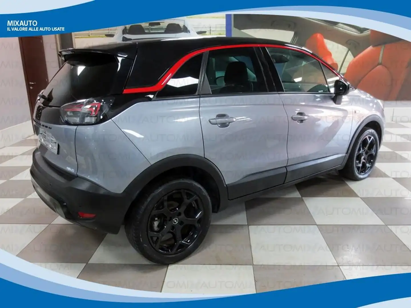 Opel Crossland 1.2 110cv GS Line EU6 Argento - 2