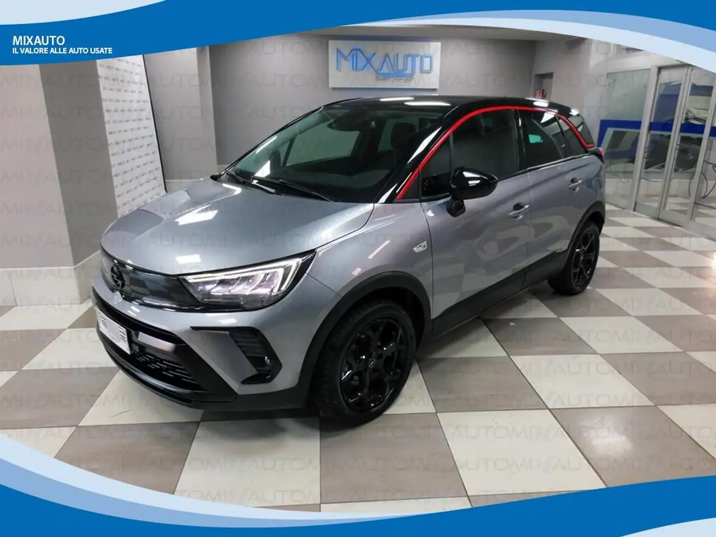 Opel Crossland 1.2 110cv GS Line EU6 Argento - 1