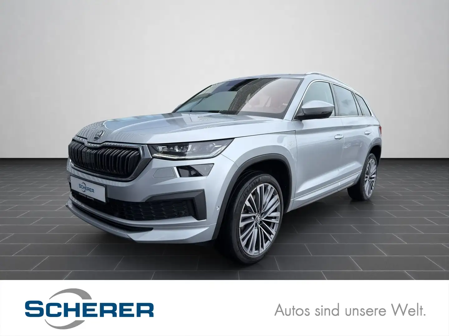 Skoda Kodiaq Laurin & Klement 2.0 TDI LED AHK PANO NAV Argent - 1