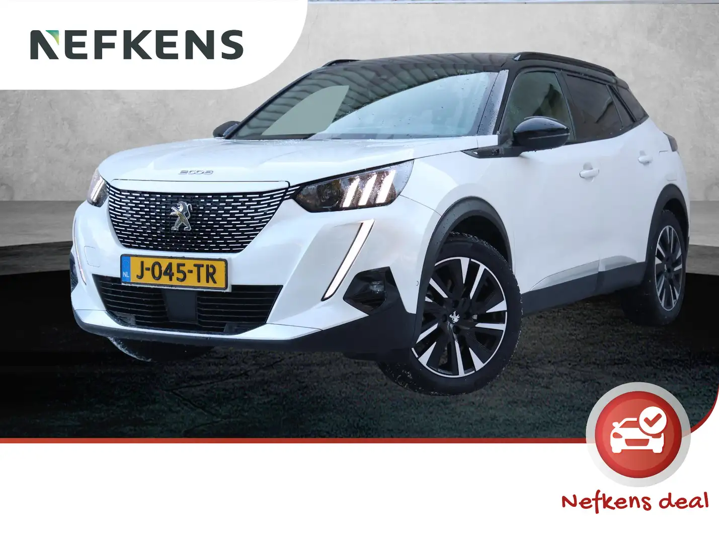 Peugeot e-2008 EV GT 50 kWh | Accurapport 90% | Panoramisch schui Weiß - 1