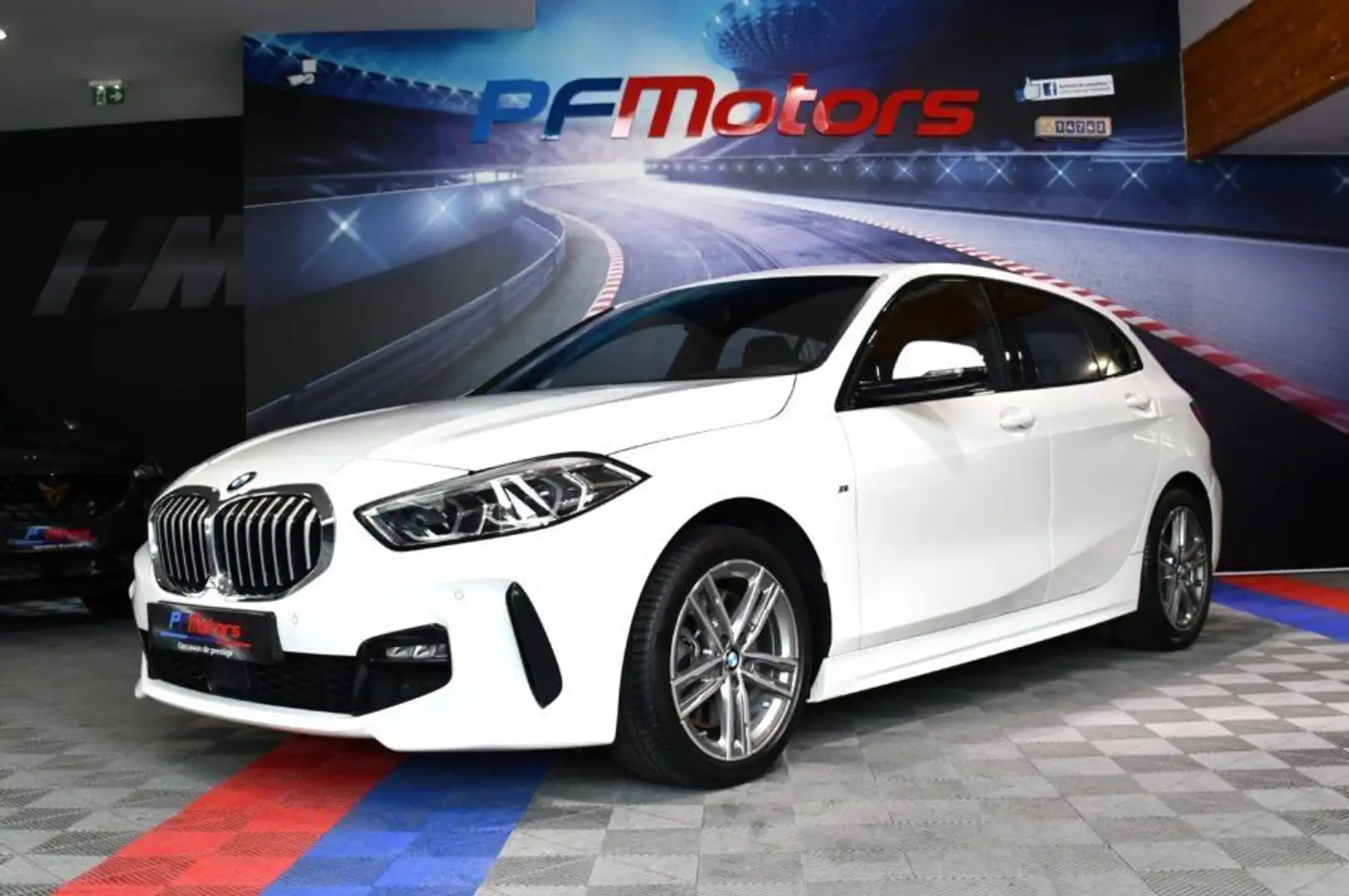 BMW 120 120iA 178 M-Sport DKG7 GPS Virtual Car Play Mode L Blanc - 1