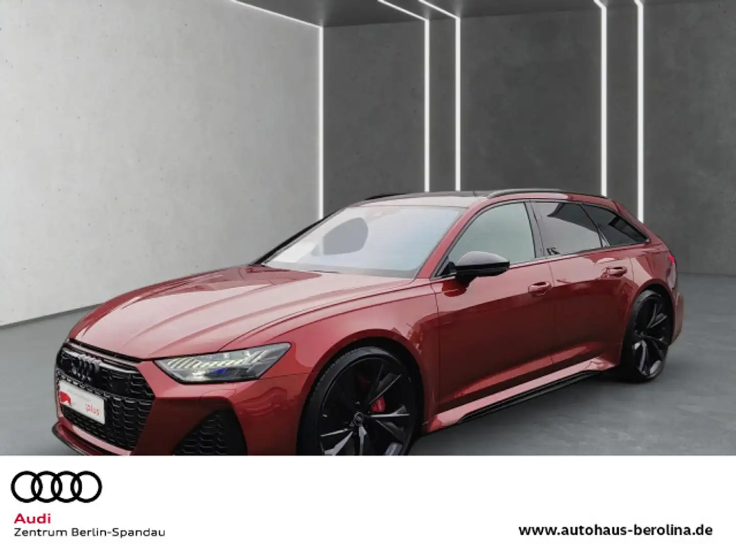 Audi RS6 RS6 Avant *PANO*StdHz*HD-MATRIX*HuD*B&O*RS-AGA* Rouge - 1