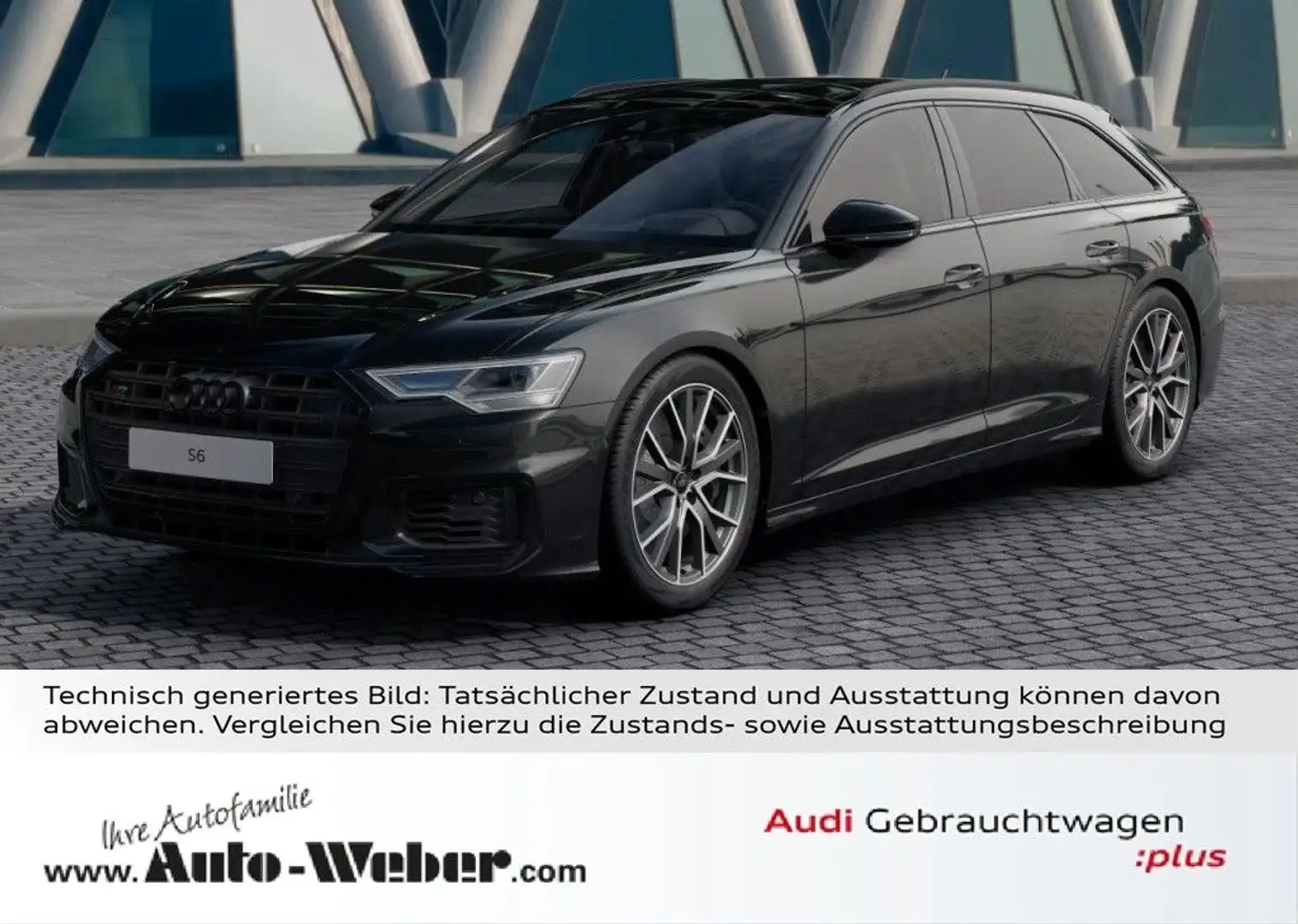 Audi S6 Avant TDI qu BLACK PANO HuD AHK LENKRADHZ 20" Schwarz - 1