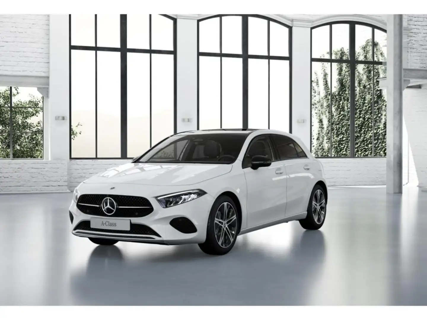 Mercedes-Benz A 180 Kompaktlimousine Progressive RüKam+Pano Weiß - 1