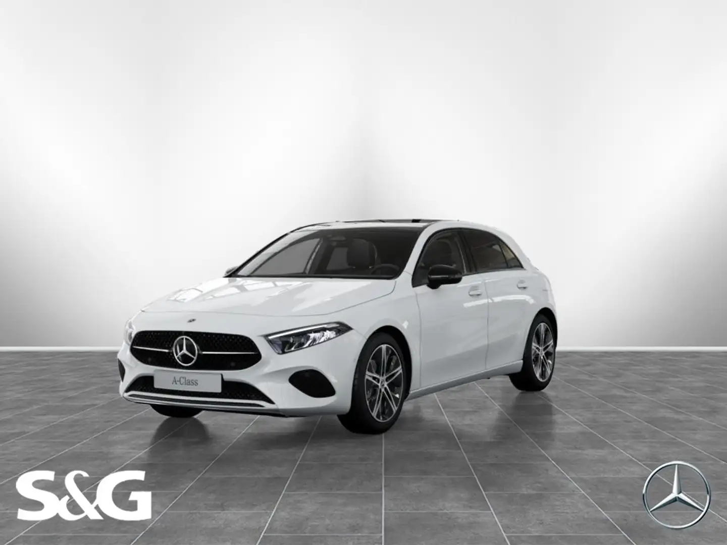 Mercedes-Benz A 180 PANORAMA+KAMERA+TOTWINKEL+MBUX+LED+18 ZOLL Weiß - 1