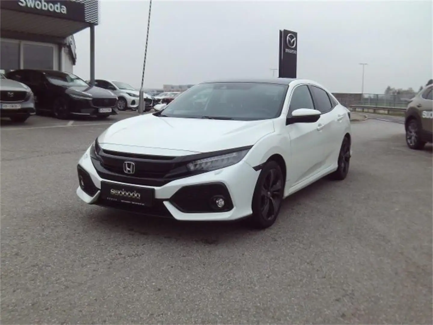 Honda Civic 1,0 VTEC Turbo Executive CVT Weiß - 2